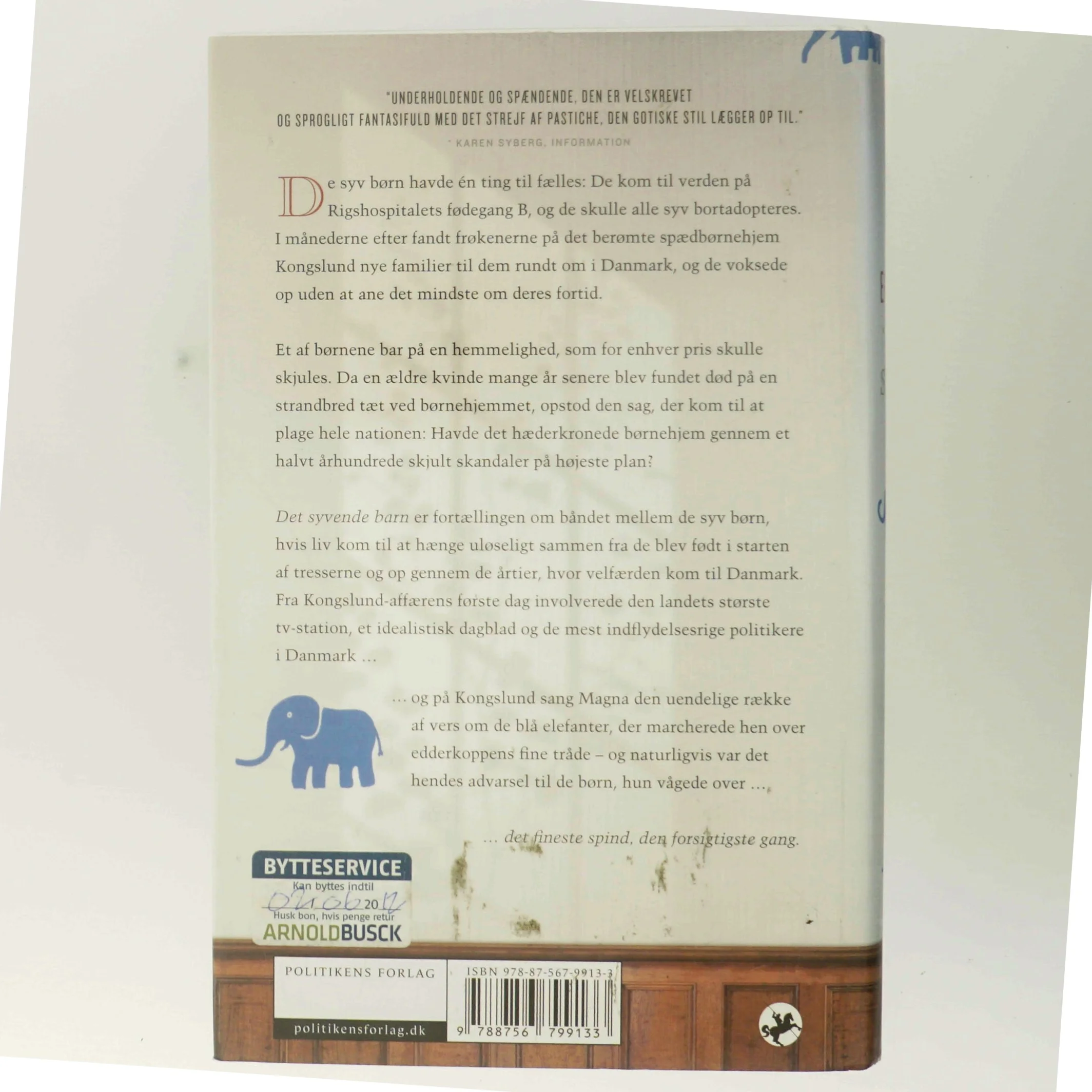 Det syvende barn af Erik Valeur (Bog)