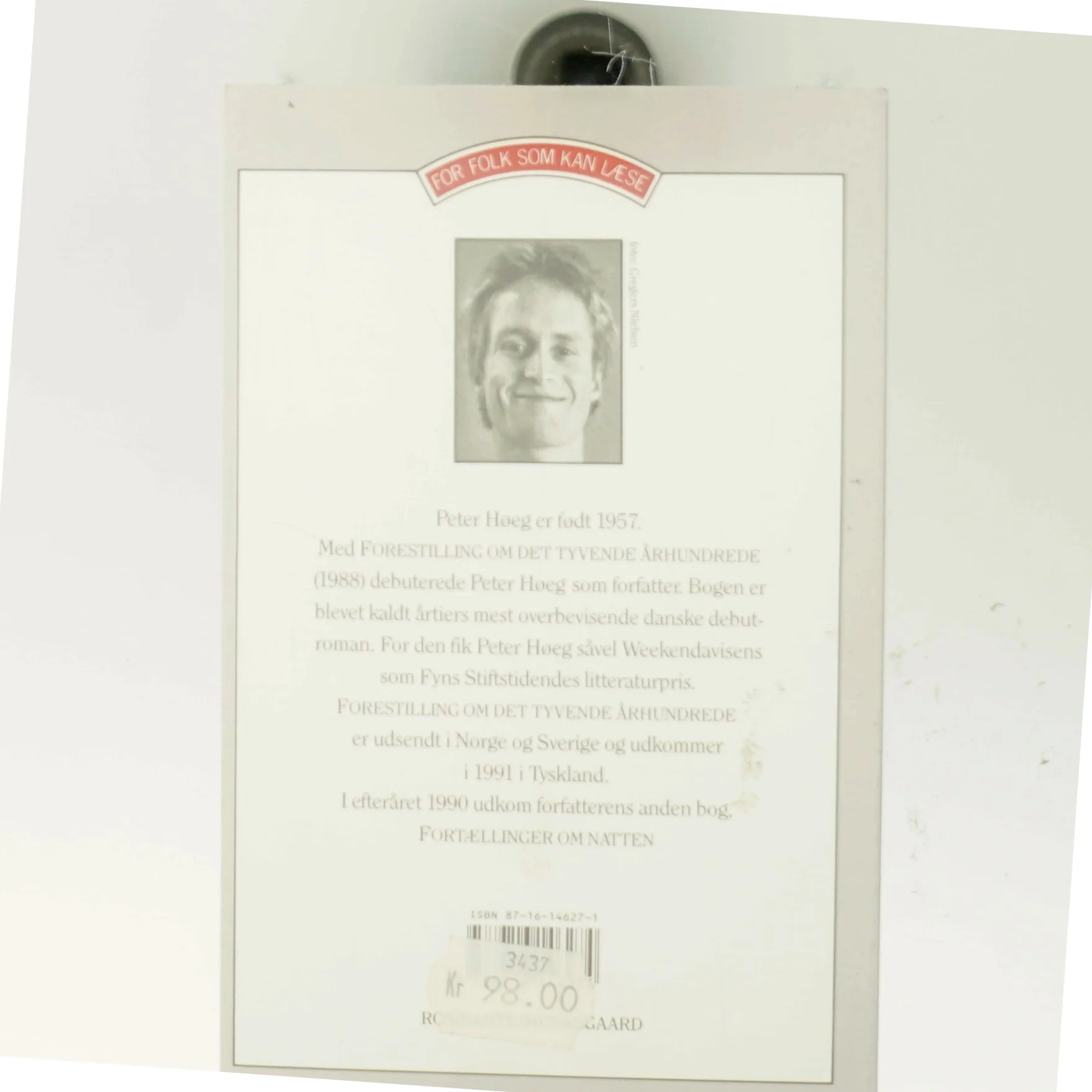 Forestilling om det tyvende århundrede af Peter Høeg (Bog)