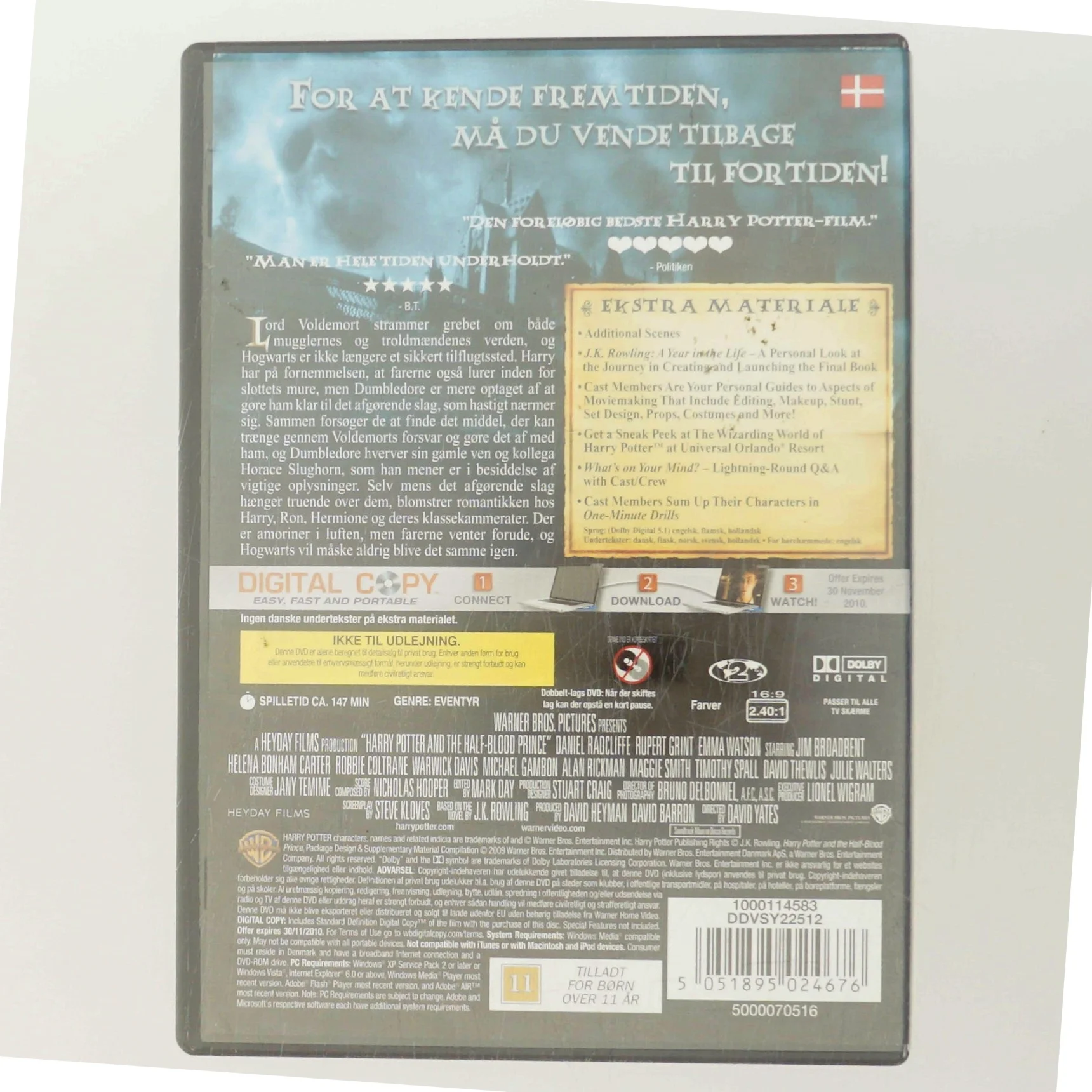 Halvblodsprinsen (6) med Daniel Radcliffe (DVD)