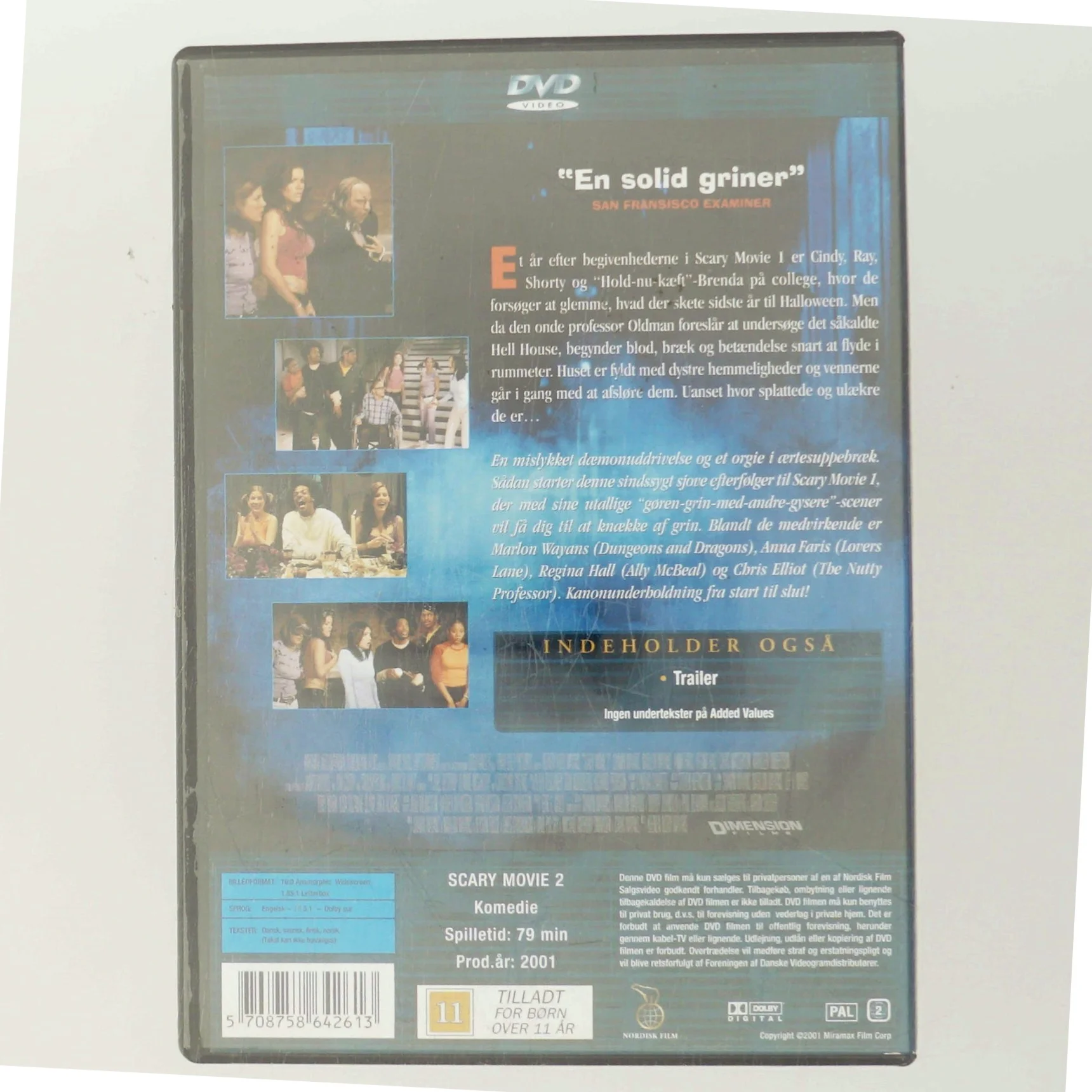 Scary Movie 2 med Marlon Wayans (DVD)