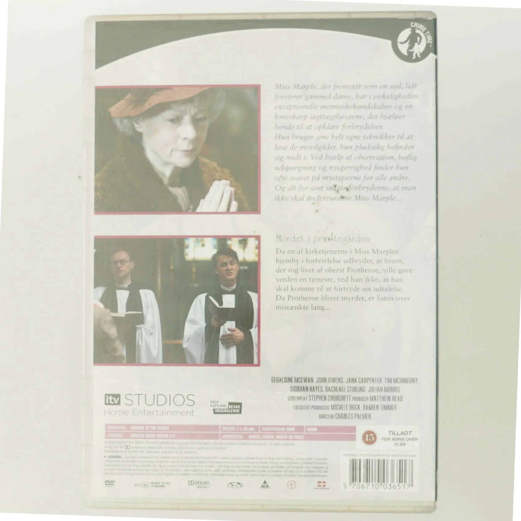 Miss Marple: Mordet i præstegården med Geraldine McEwan (DVD)