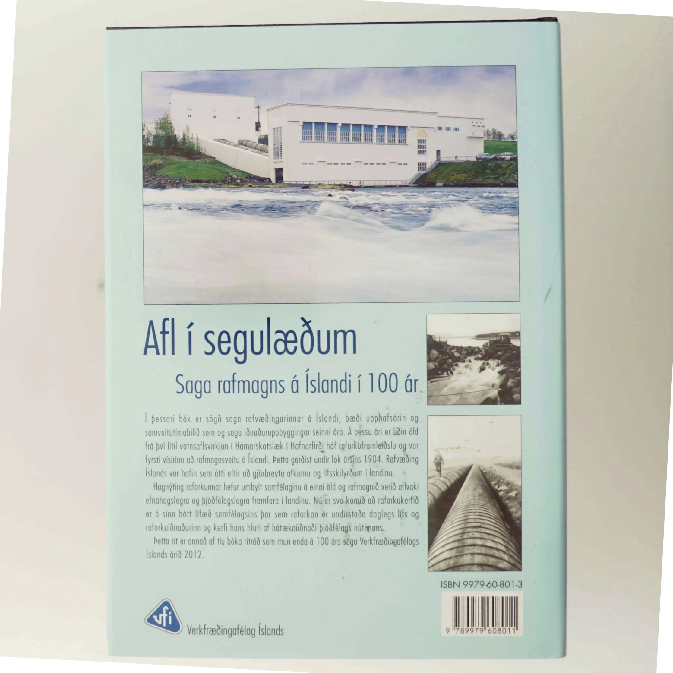 Bog om historien om elektricitet på Island