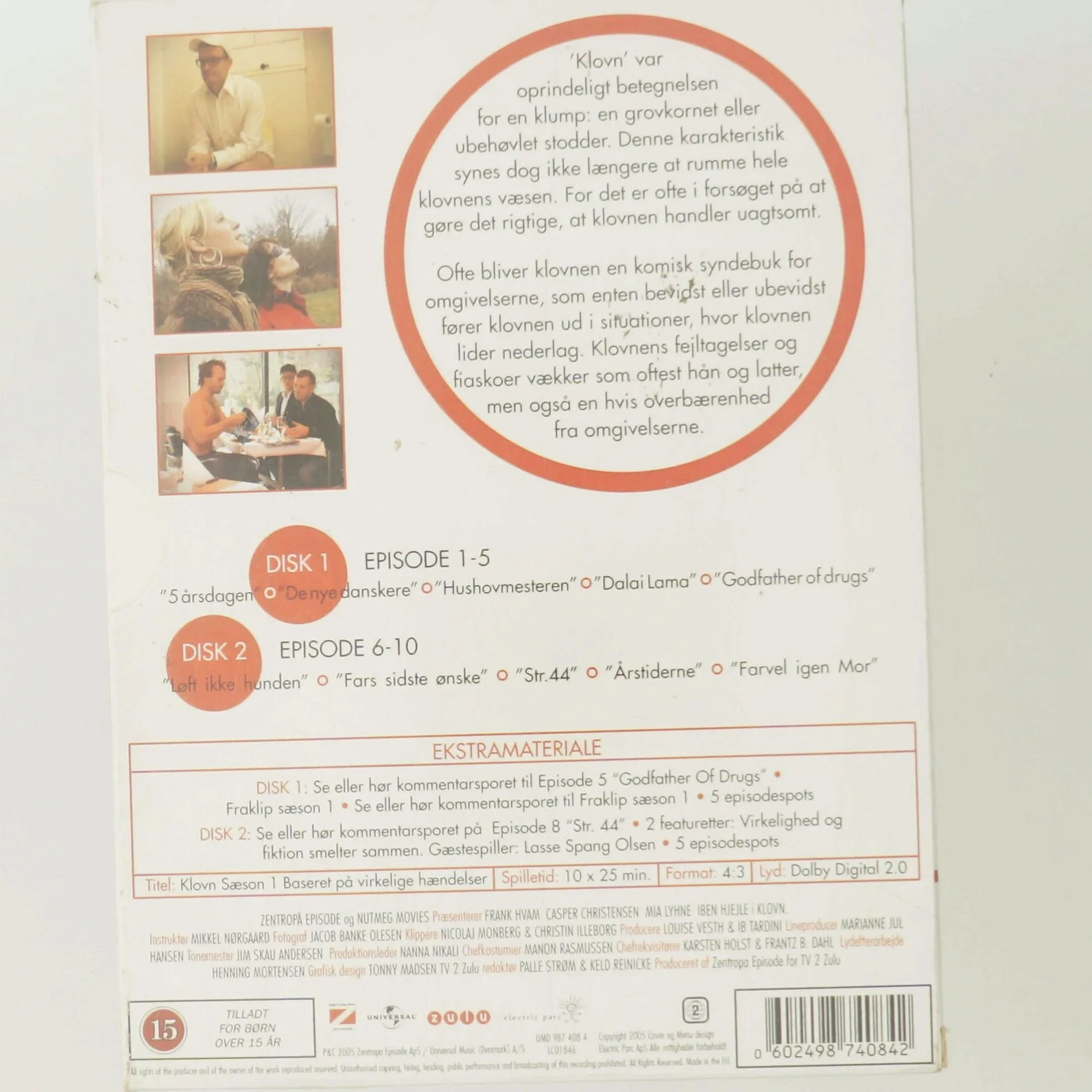 Klovn, 1.sæson med Casper Christensen (DVD)