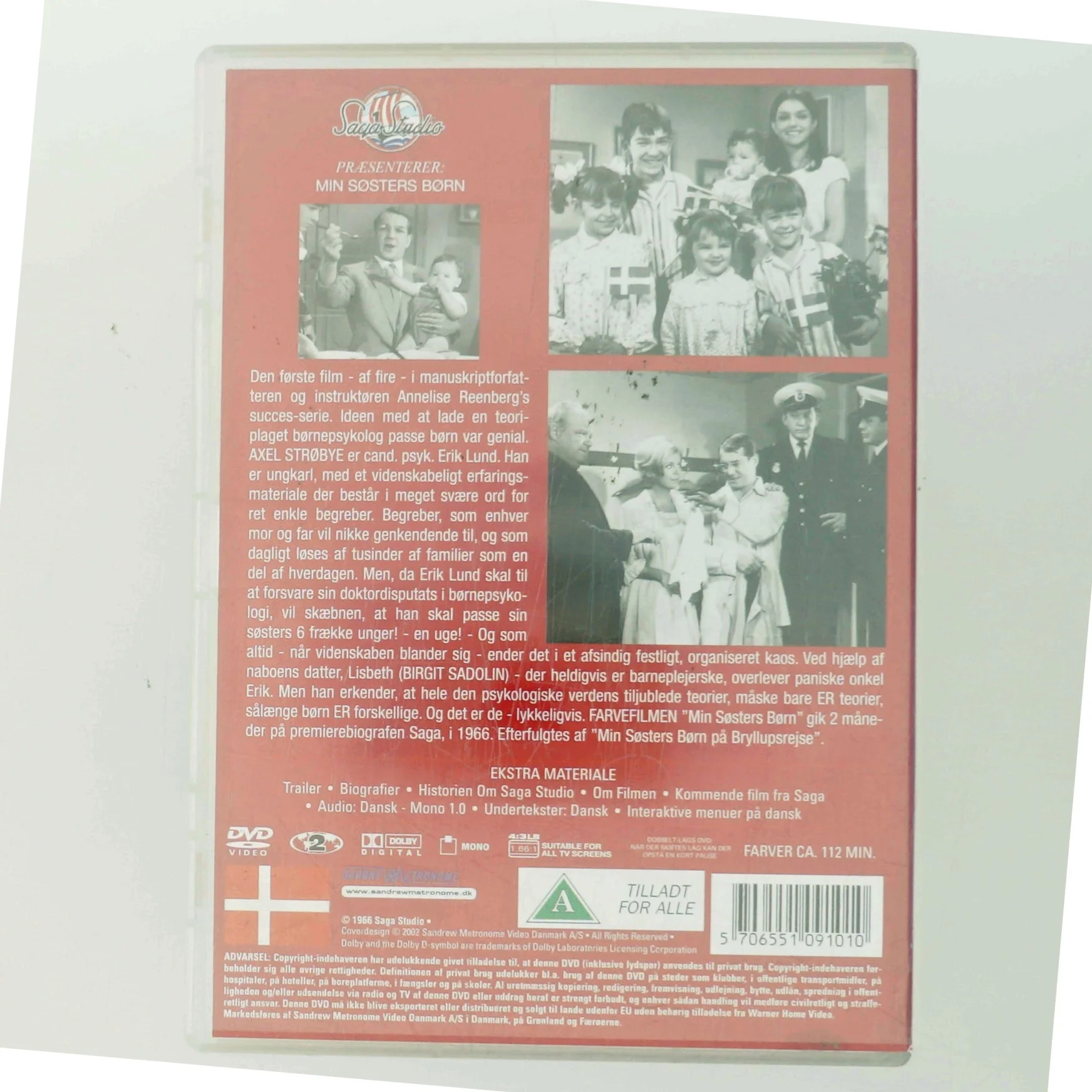 Min søsters børn DVD fra Saga Studio med Axel Strøbye (DVD)