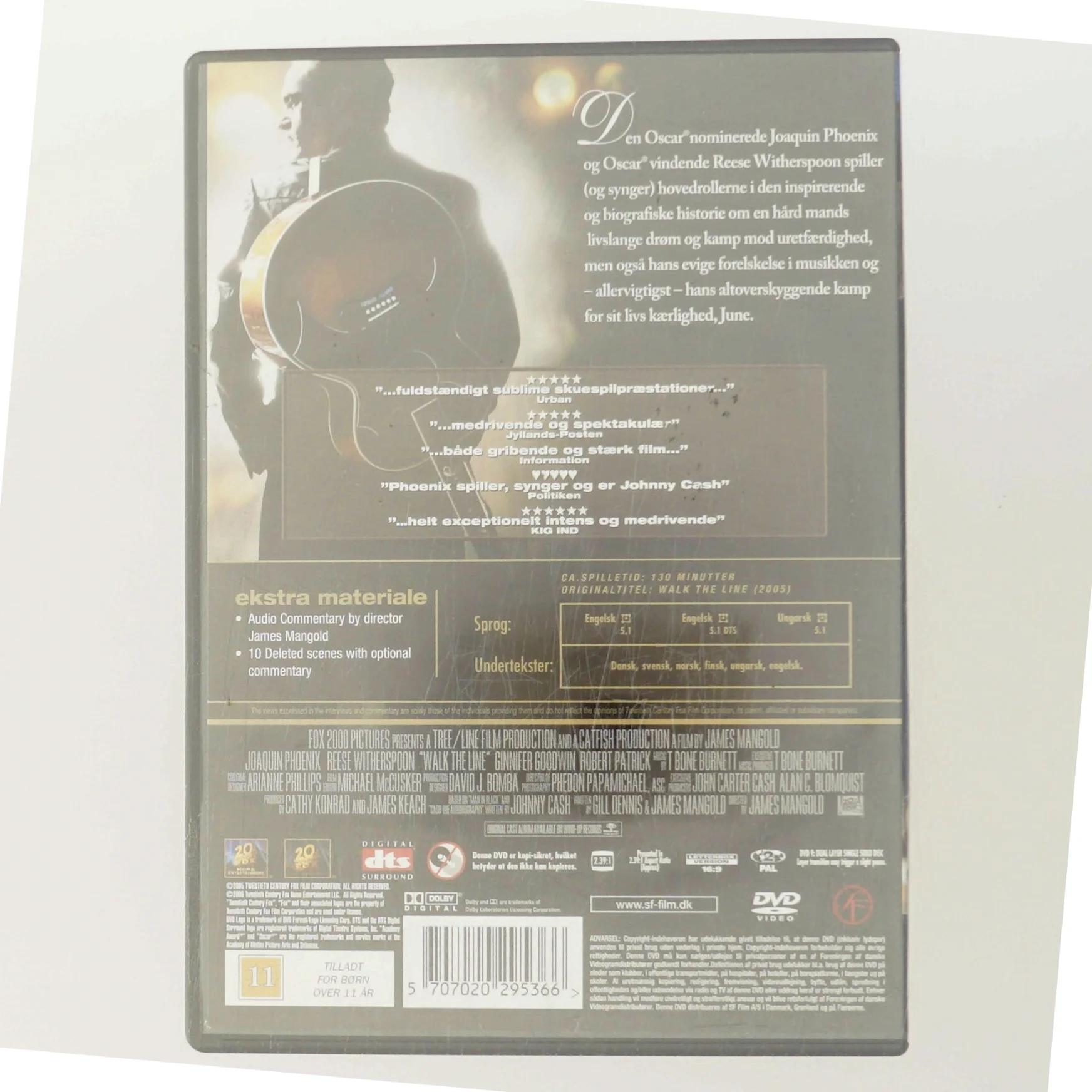 Walk the line med Joaquin Phoenix (DVD)