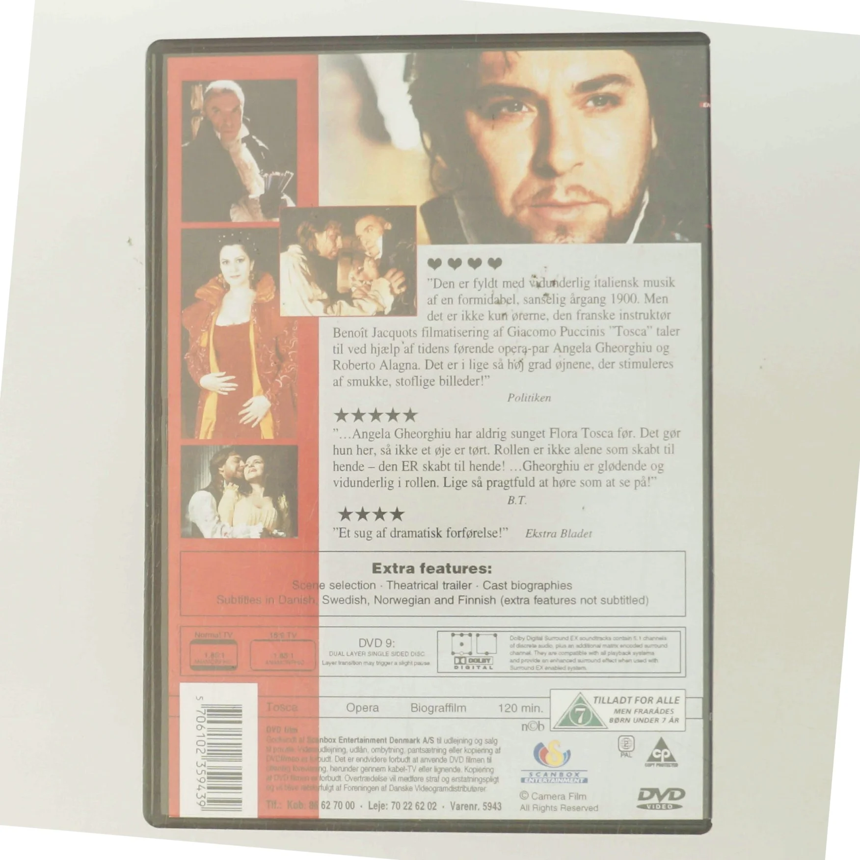 Tosca med Angela Gheorghiu (DVD)