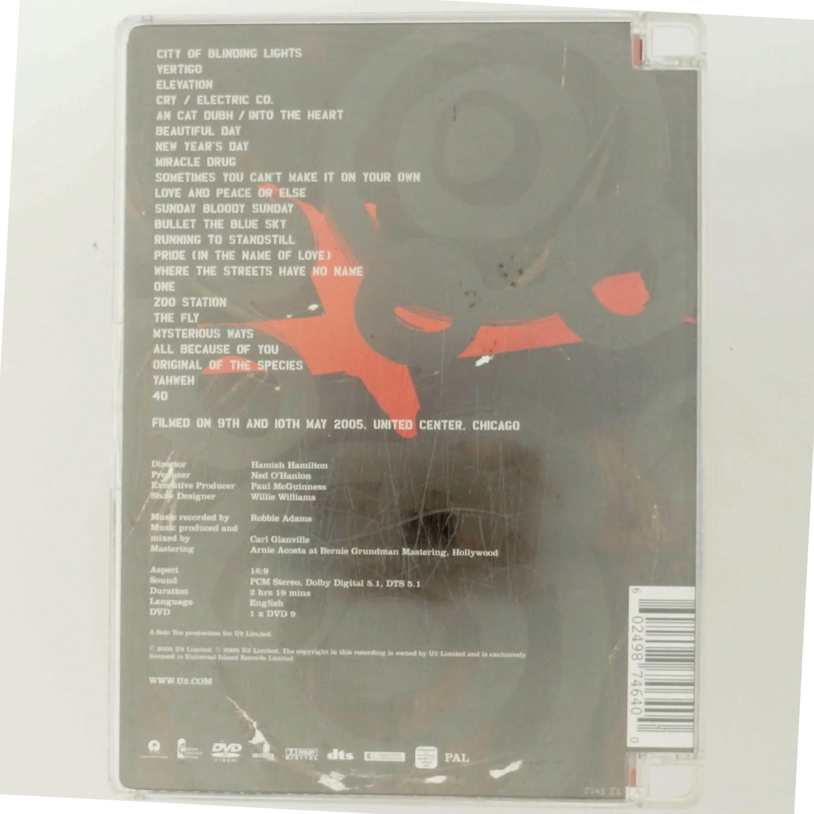 Vertigo-Live In Chicago med U2 (DVD)