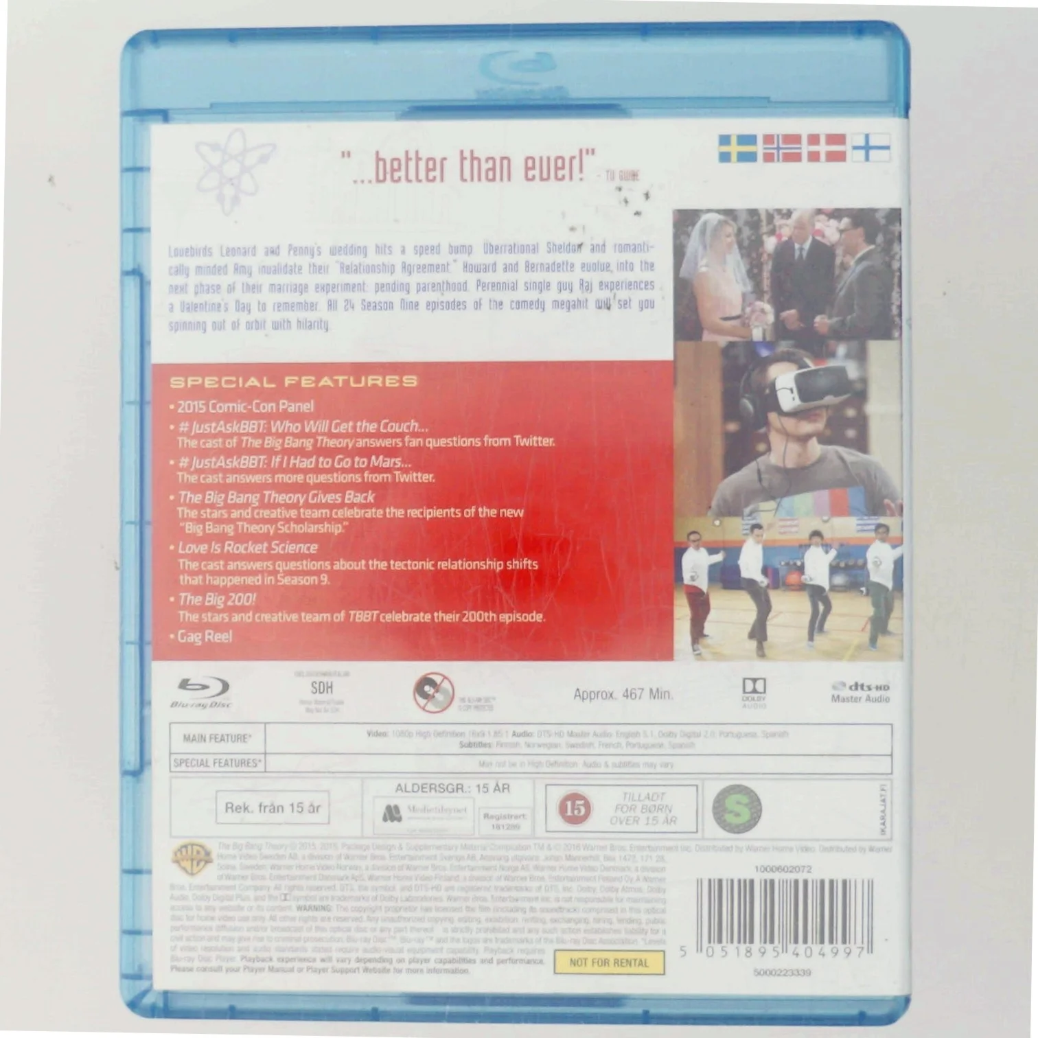 The Complete Ninth Season med Johnny Galecki (DVD)