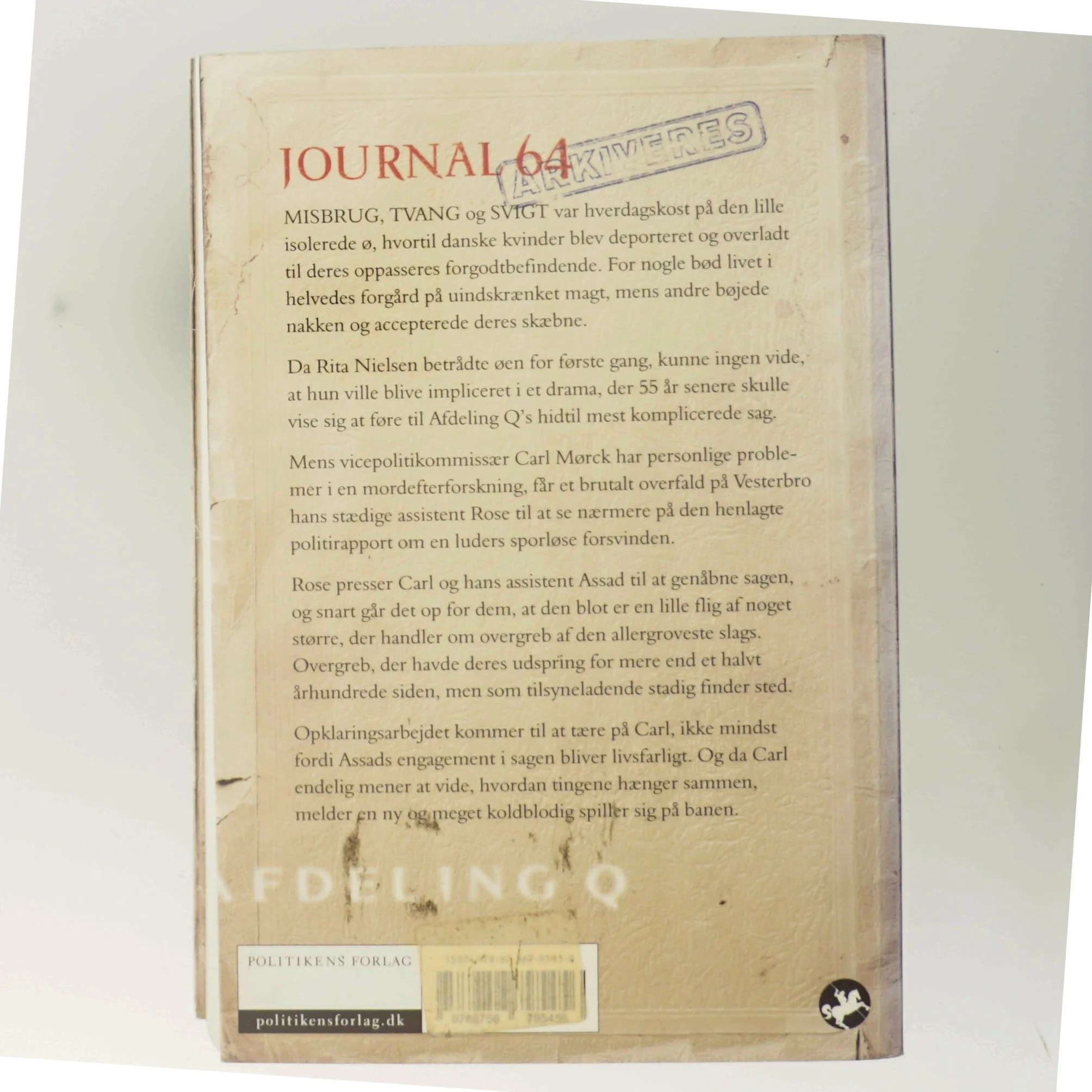 Journal 64 : krimithriller af Jussi Adler-Olsen (Bog)