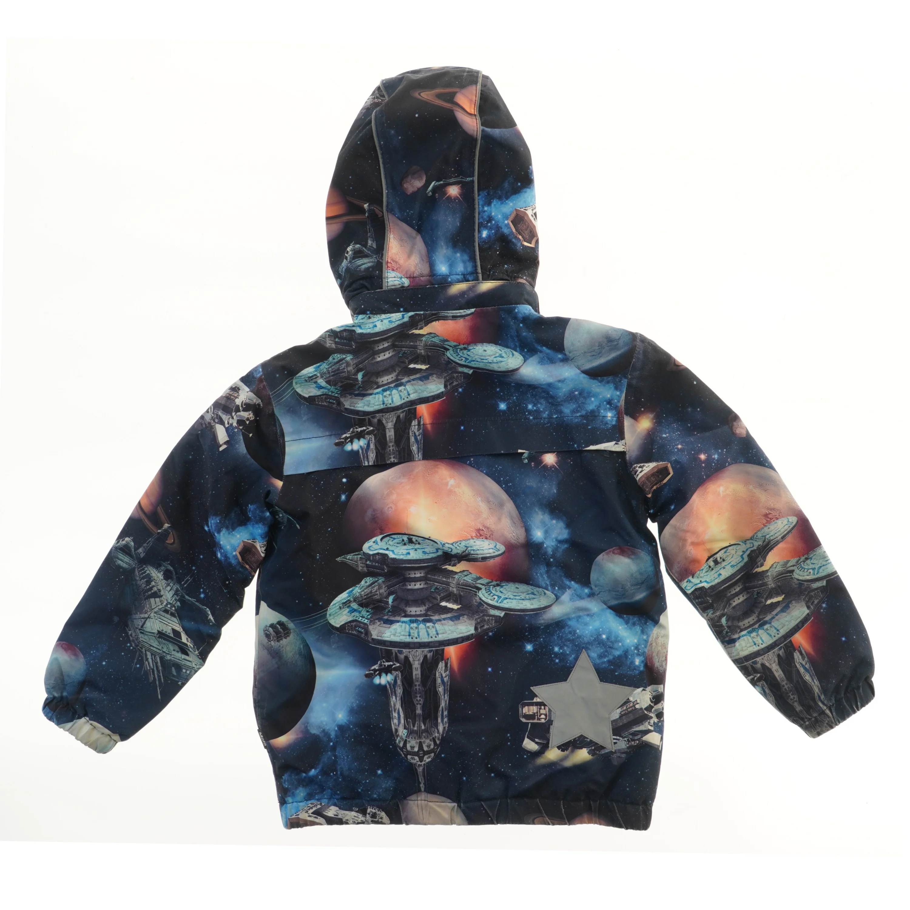 Jakke med rumtema fra Molo (str. 128)