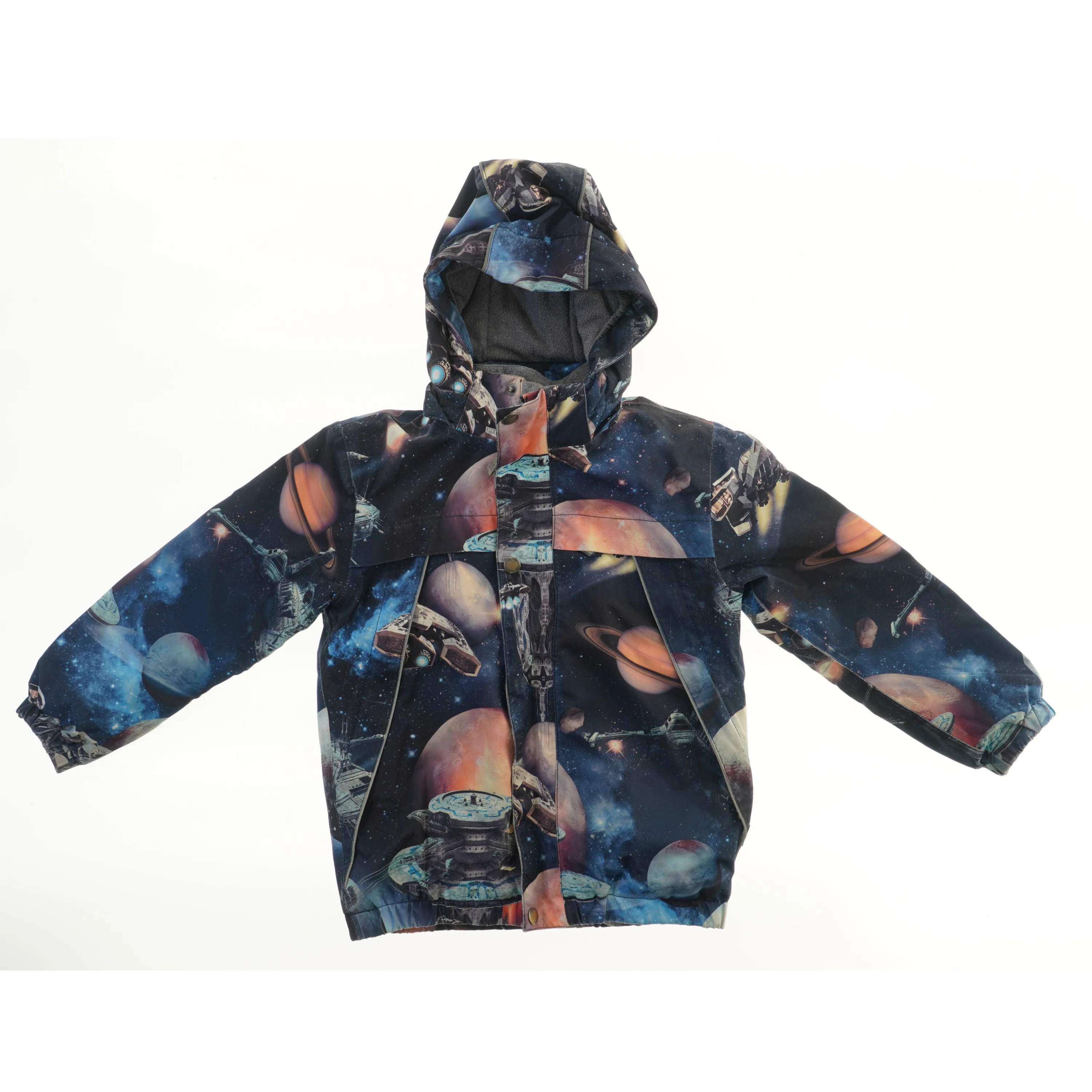 Jakke med rumtema fra Molo (str. 128)