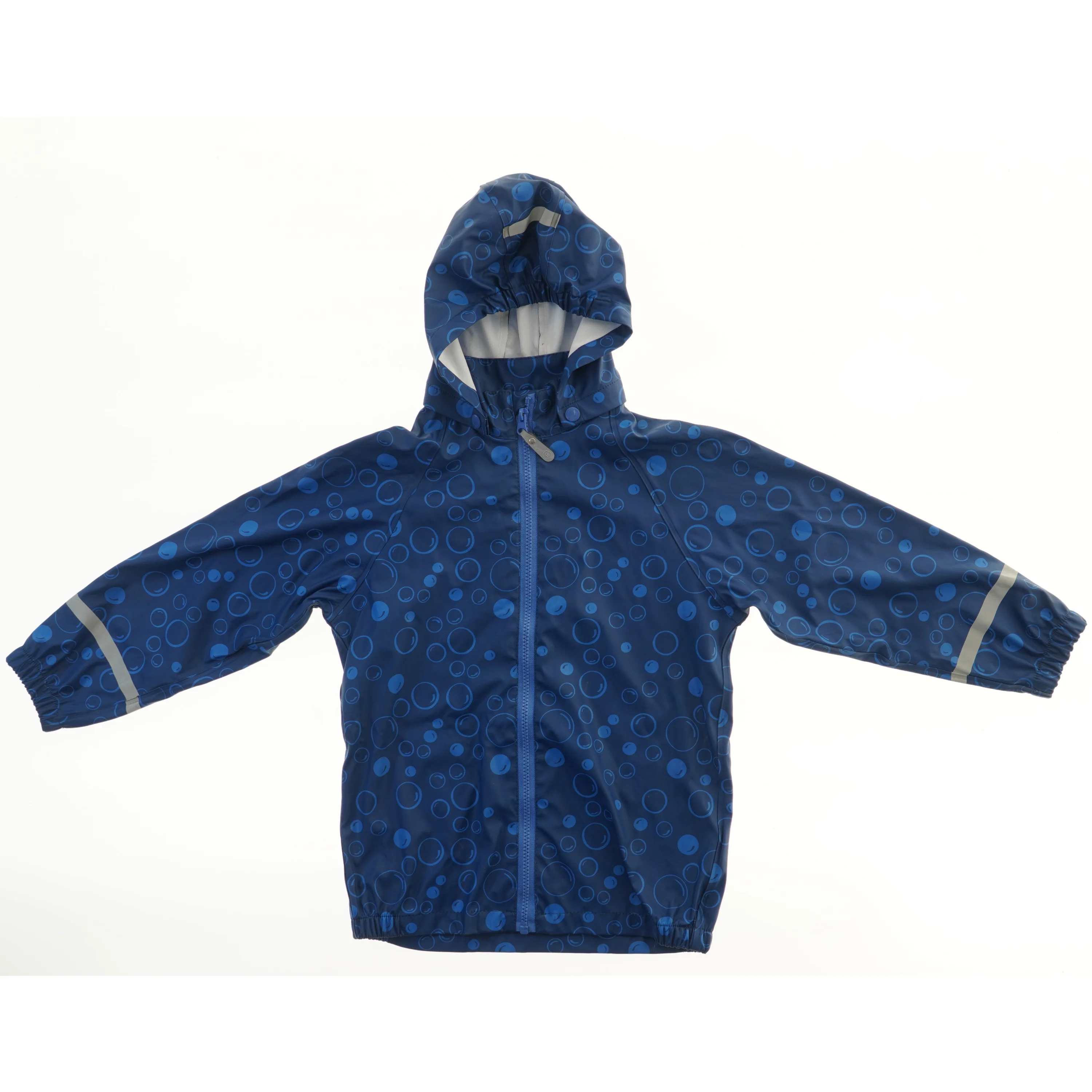 Børne regnjakke med hætte fra Color Kids (str. 116)