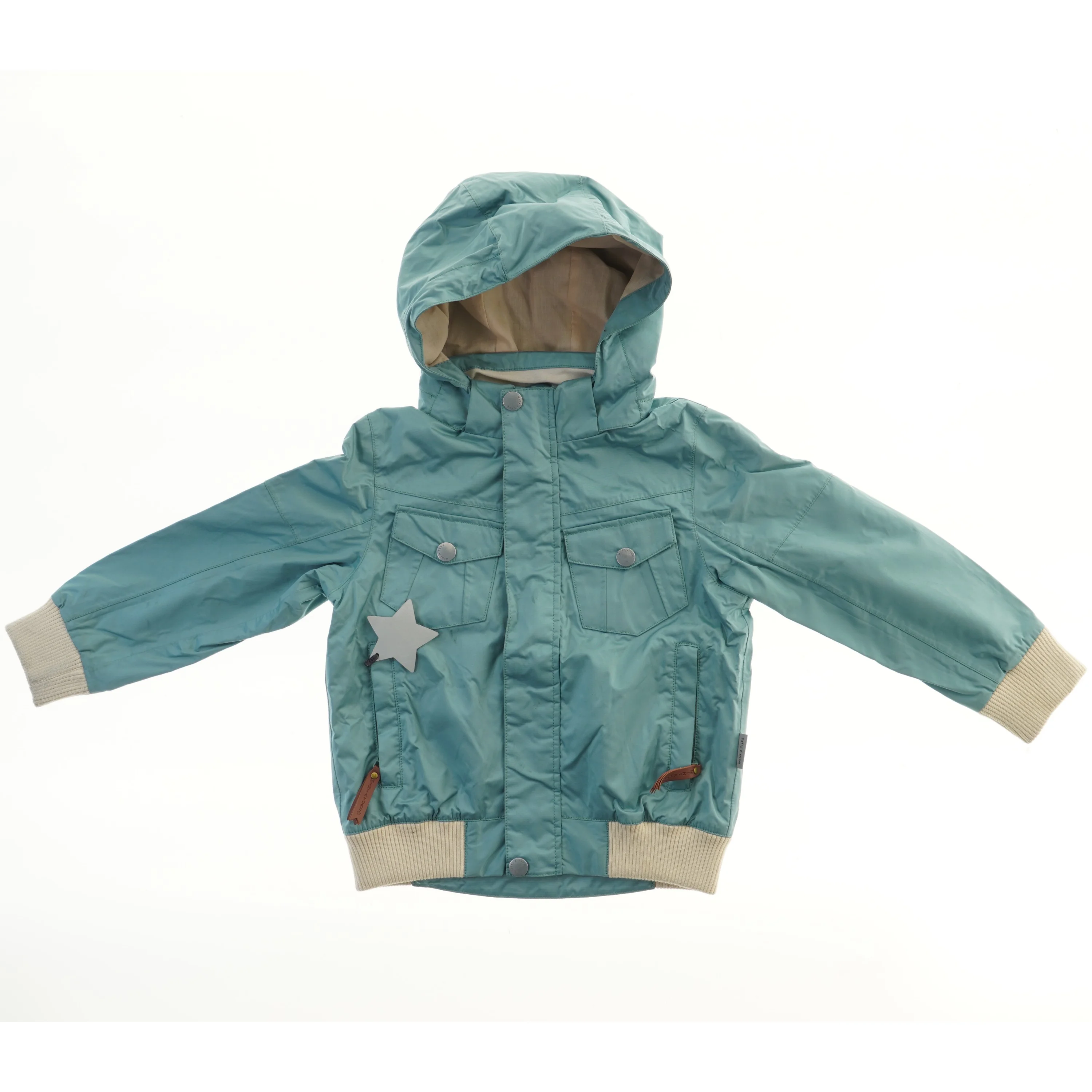 Børnejakke med hætte fra Mini A Ture (str. 104)