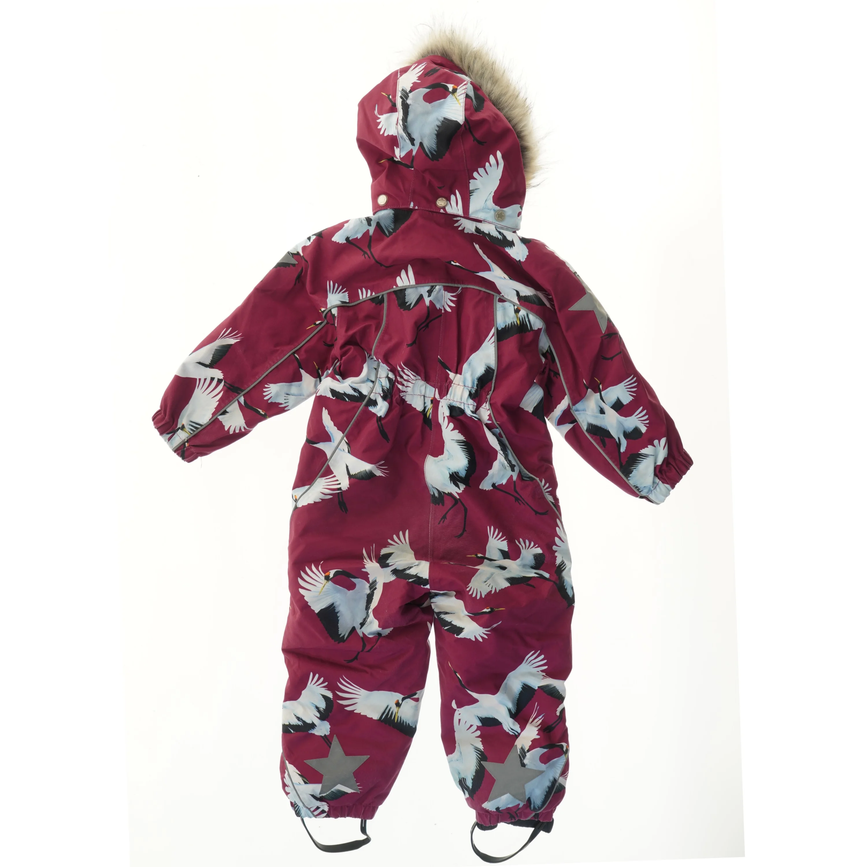 Flyverdragt med fugleprint fra Molo (str. 98)