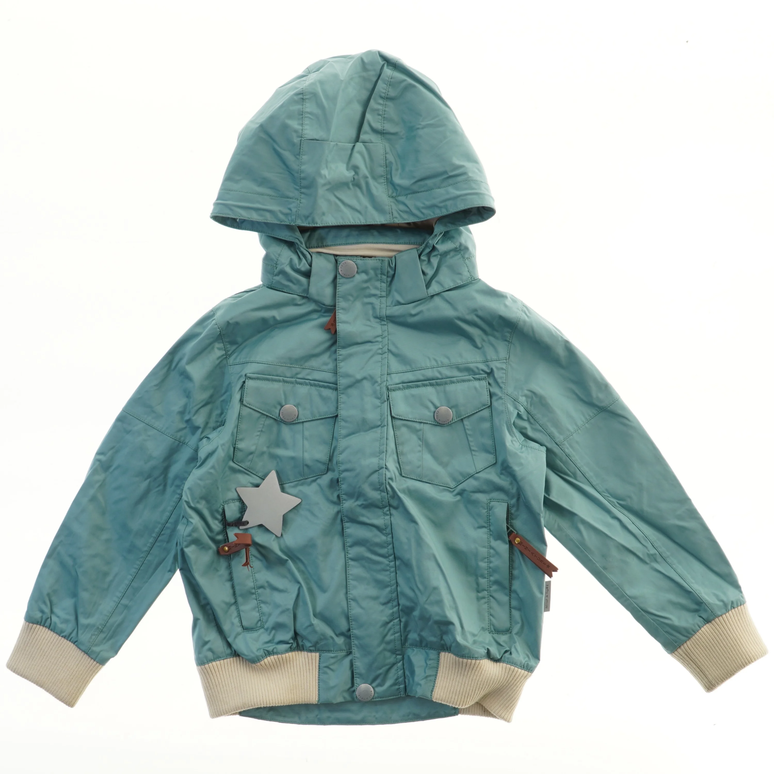 Børnejakke med hætte fra Mini A Ture (str. 104)