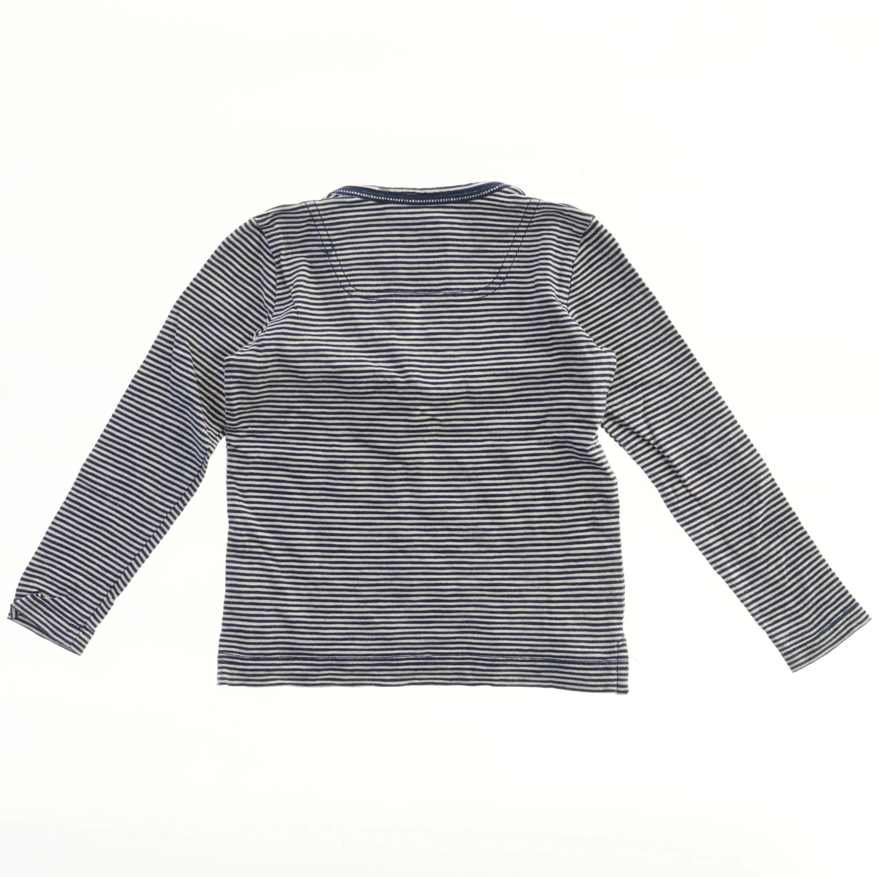 Langærmet stribet bluse (str. 98)