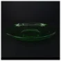 Grønt fad/glastallerken (str. Diameter 28 cm)