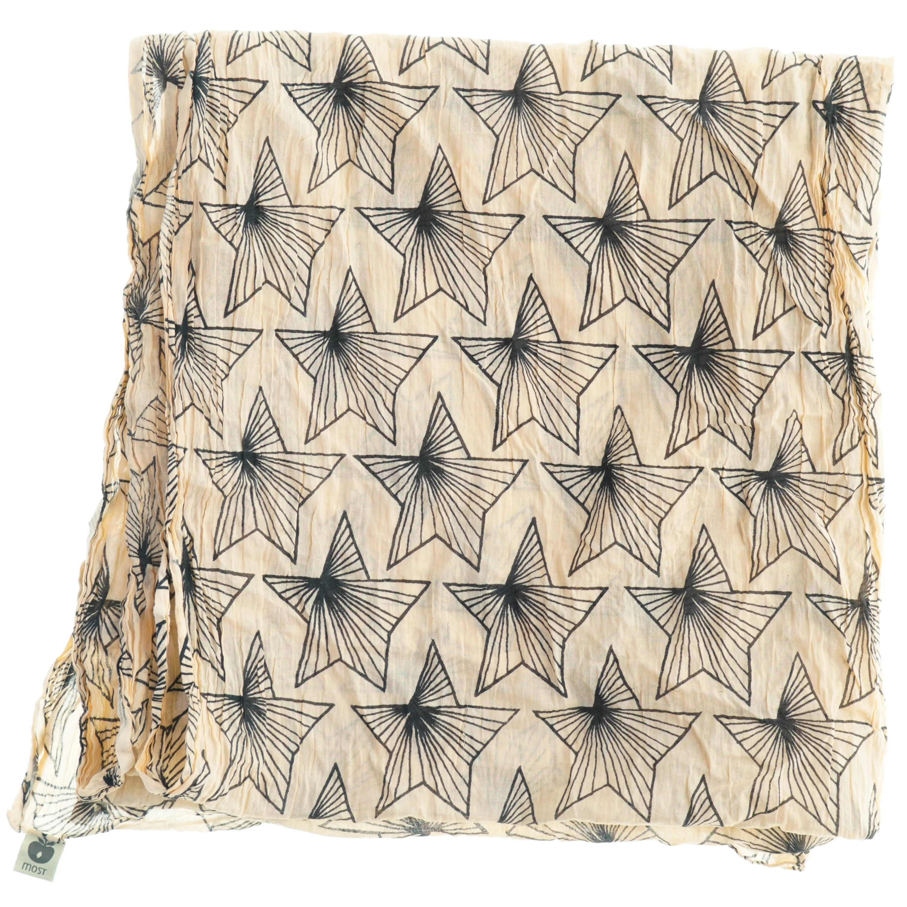 Mønstret tørklæde fra Most (str. 95 x, 190 cm)