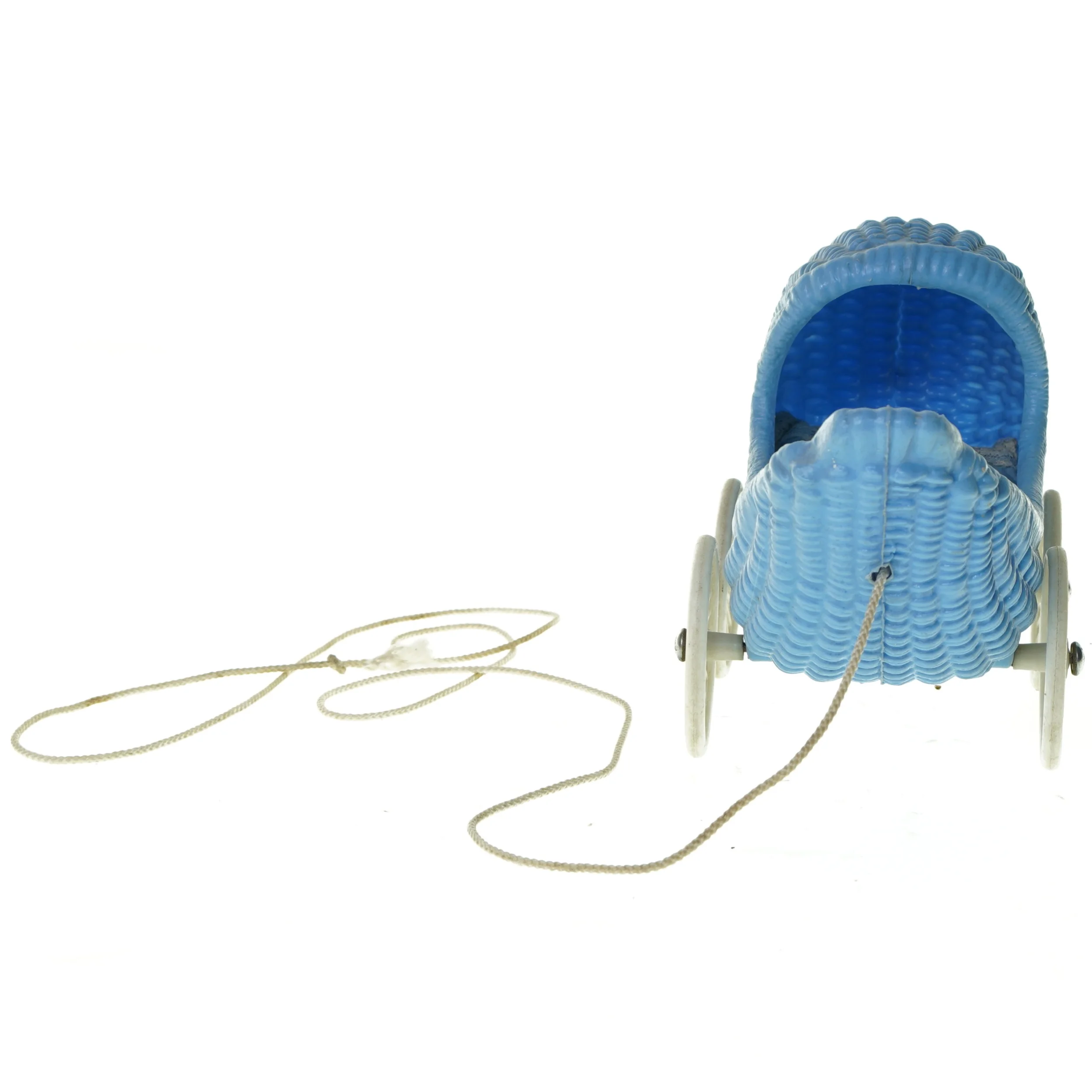 Træk dukkevogn (str. 20 x 11 x 15 cm)