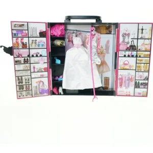 Barbie garderobe fra Baby (str. 29 x 31 x 8 cm)