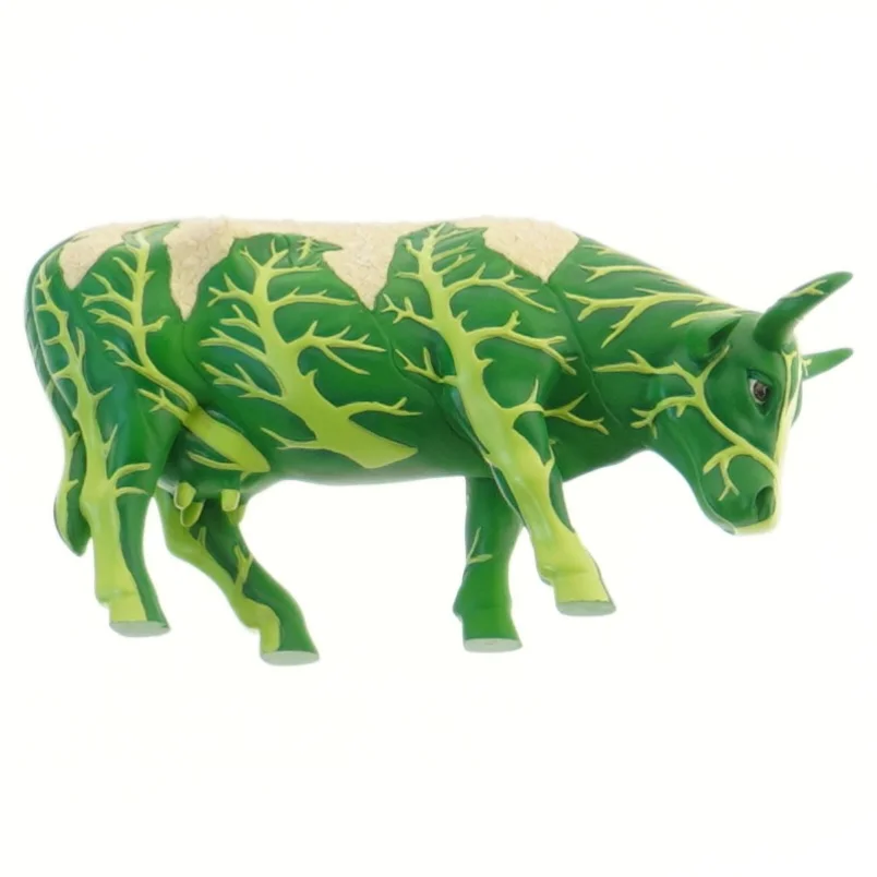 Dekorativ kofigur fra CowParade (str. 16 cm)