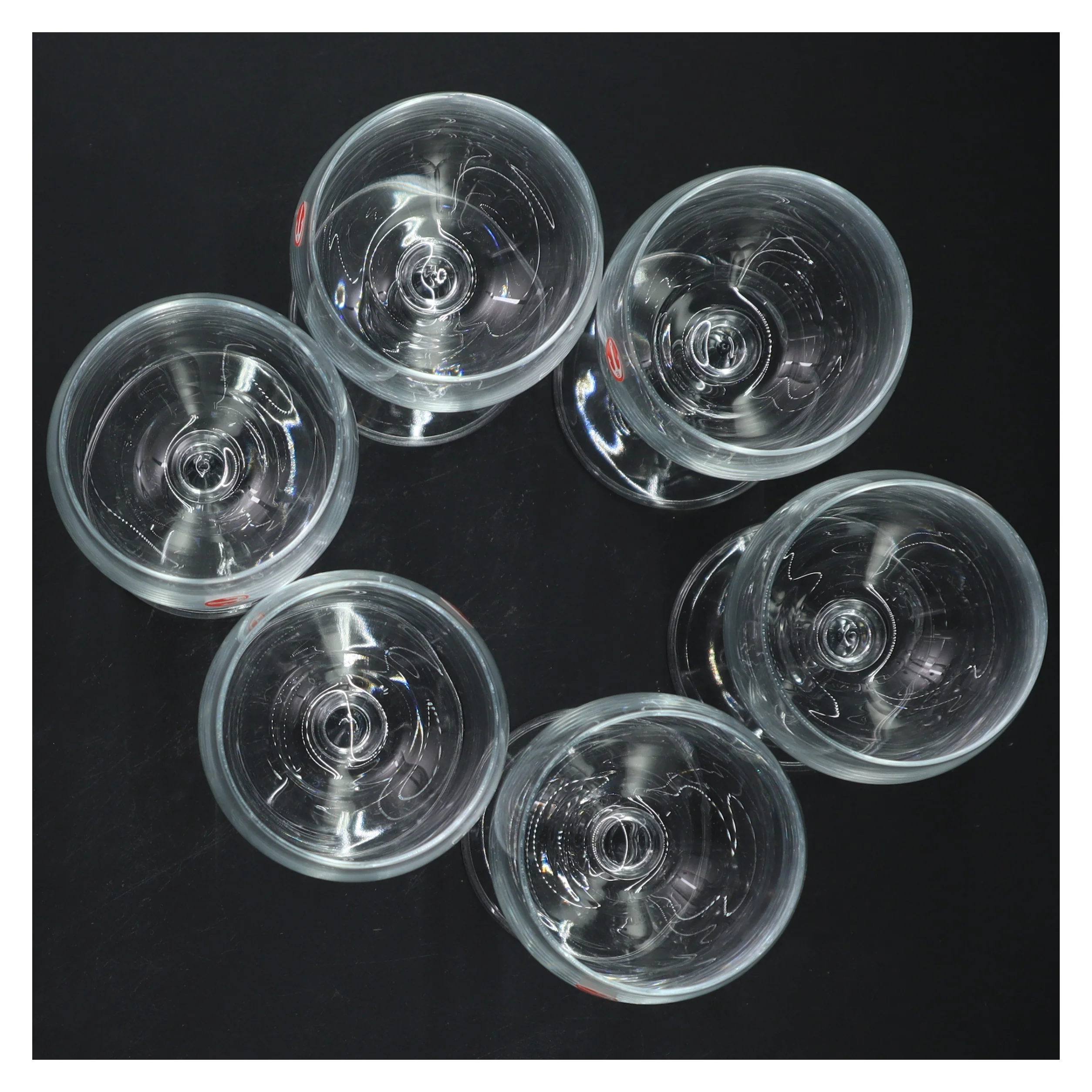 Krystal dessertglas 6 stk. fra Atelier (str. 15 cm)