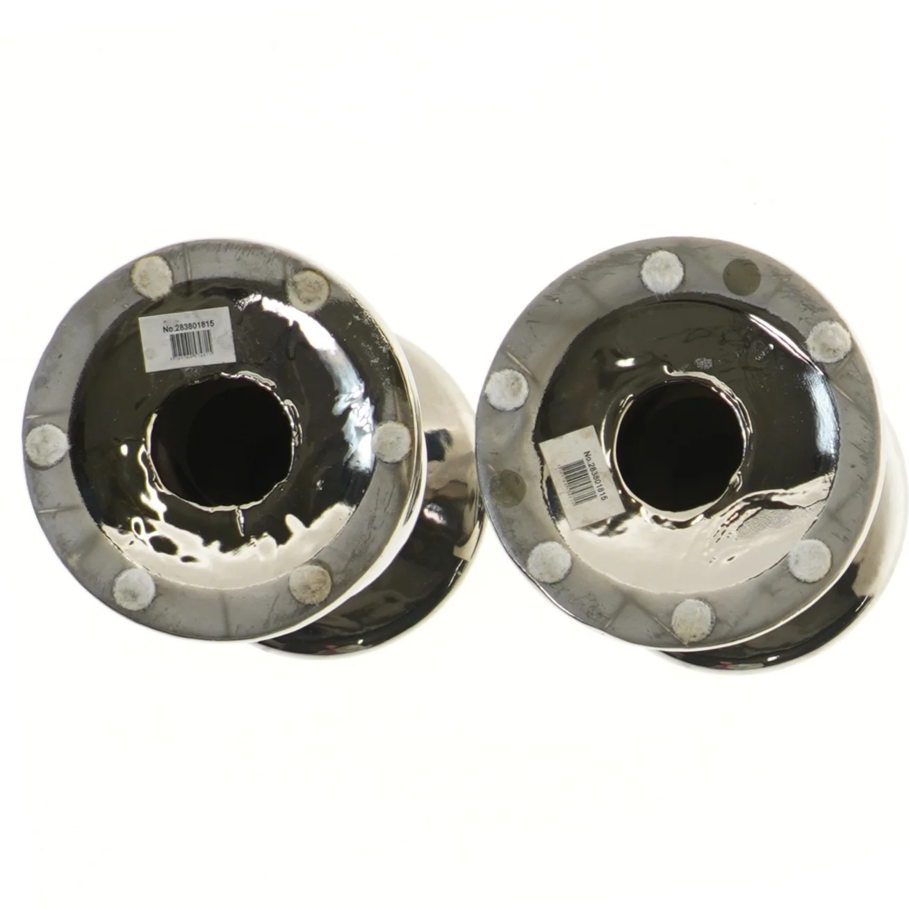 Metal lysestager (str. 18 cm)