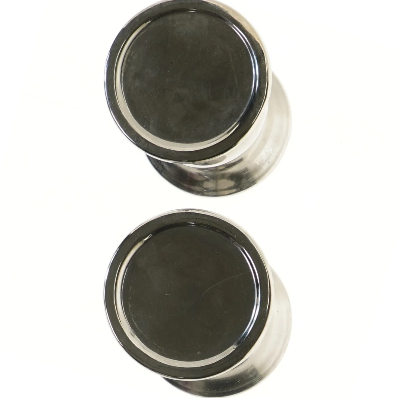 Metal lysestager (str. 18 cm)