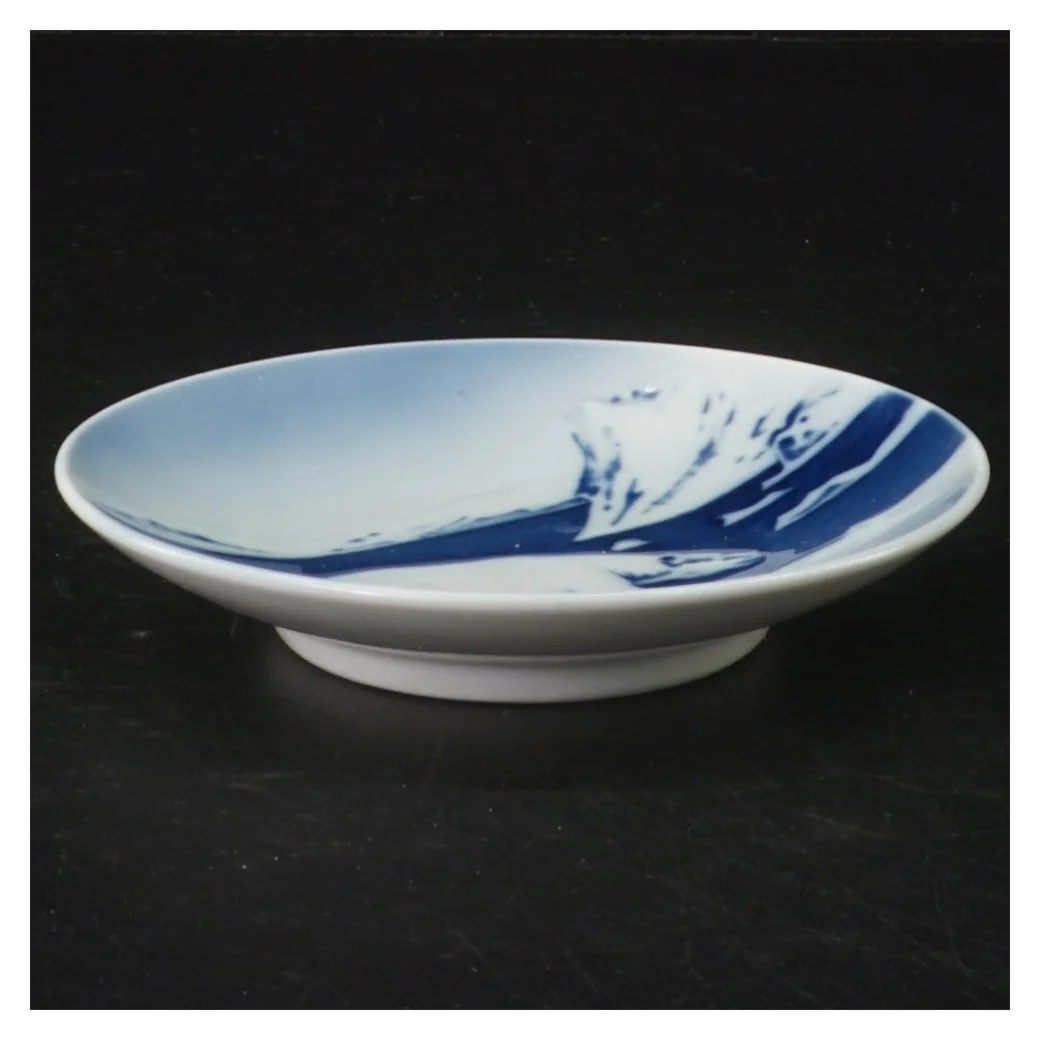 Blåt porcelænsfad fra Royal Copenhagen (str. 11 cm)