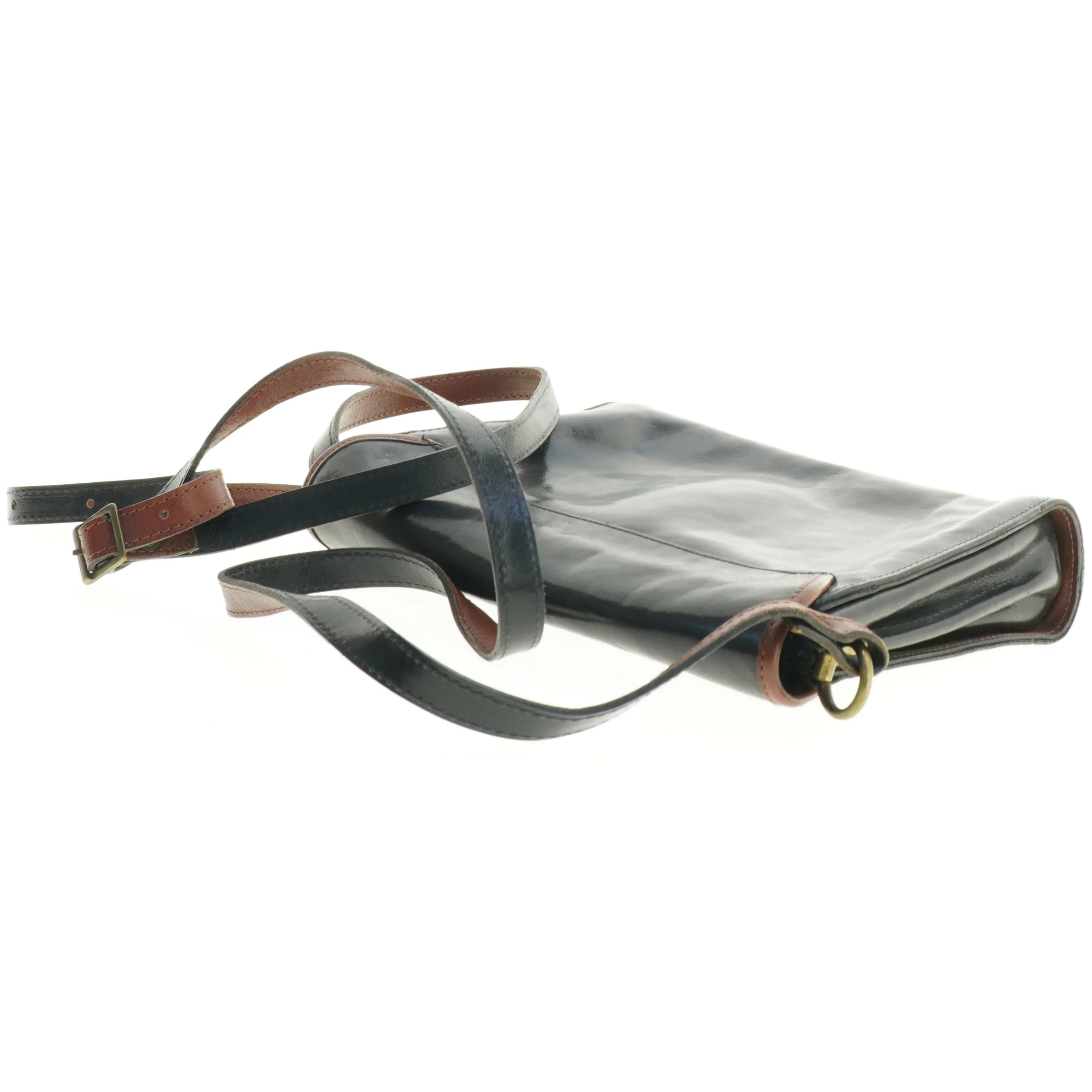 Lædertaske (str. 23 x 19 cm)