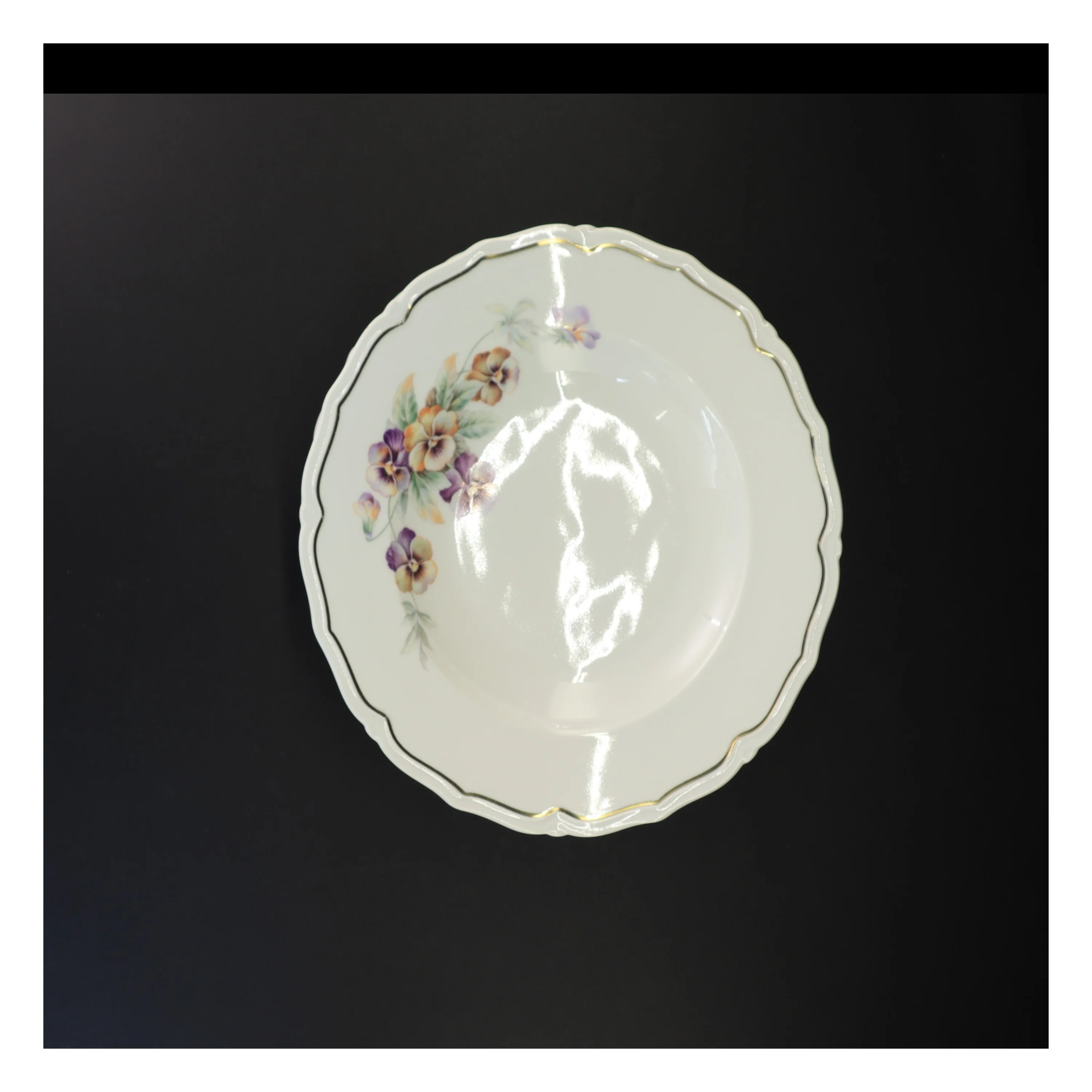 Stel af porcelæn middagstallerkener fra Bavaria (str. Diameter 25 cm)