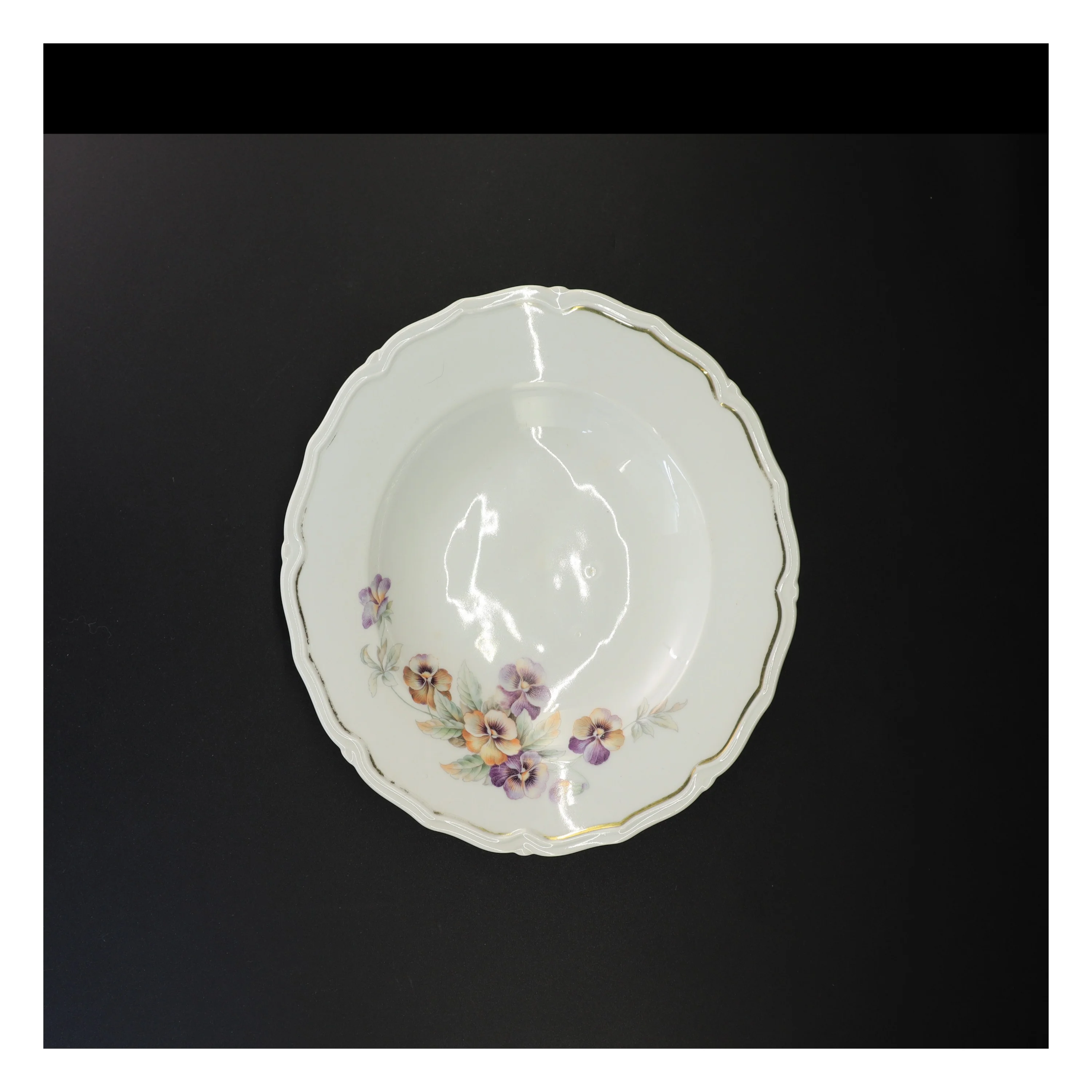 Stel af porcelæn middagstallerkener fra Bavaria (str. Diameter 25 cm)