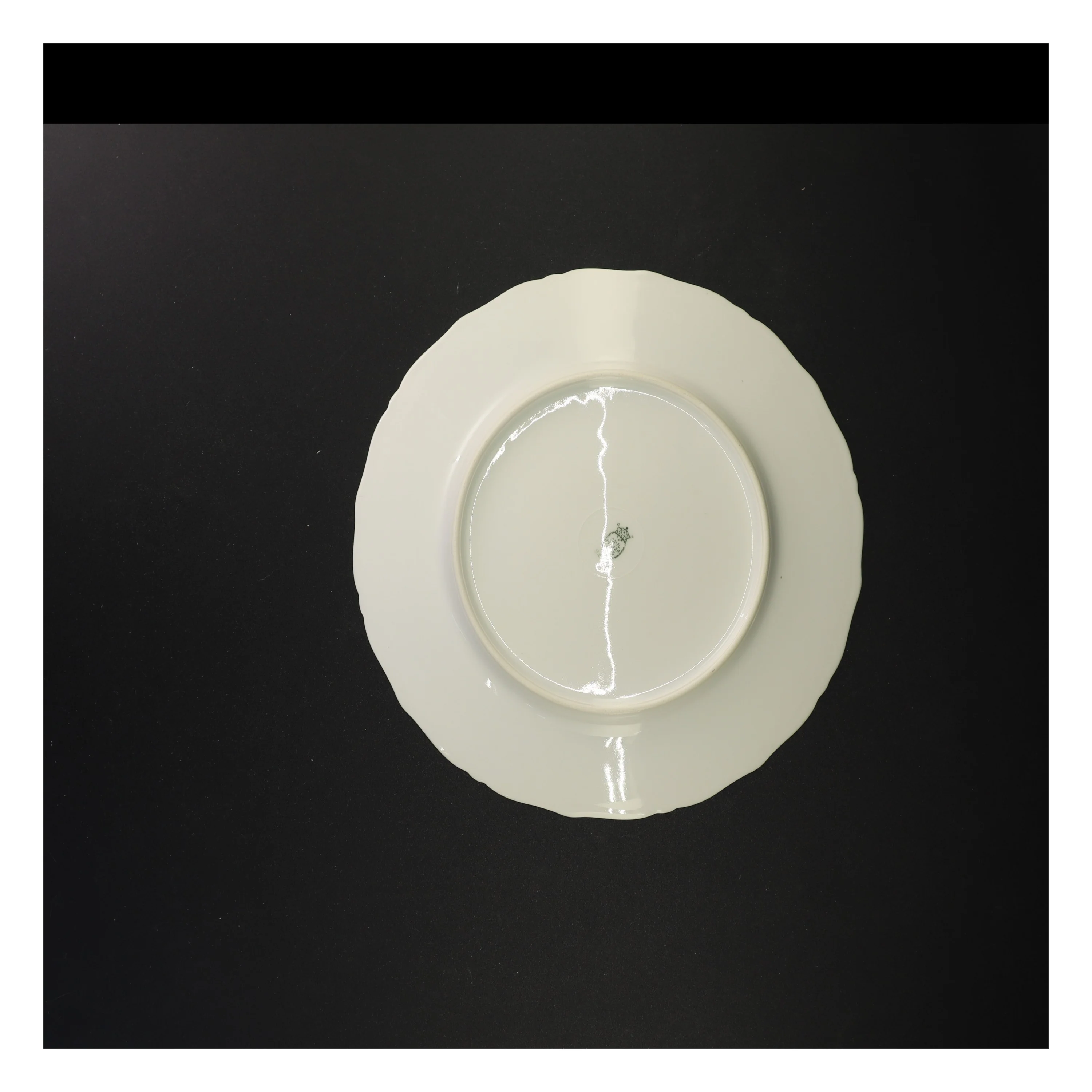 Porcelæns middags tallerkener med blomstermotiv fra Bavaria (str. Diameter 25 og en halv cm)