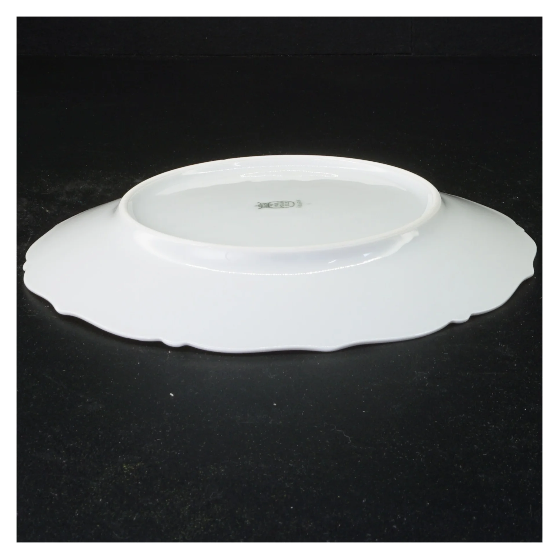 Vintage porcelænstallerkener med blomstermotiv fra Bavaria (str. Diameter 21 cm)