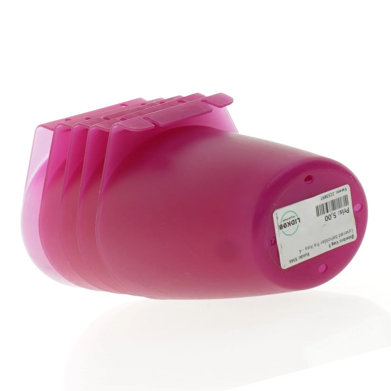 Plastik krus fra IKEA (str. 12 x 12 x 13 cm)