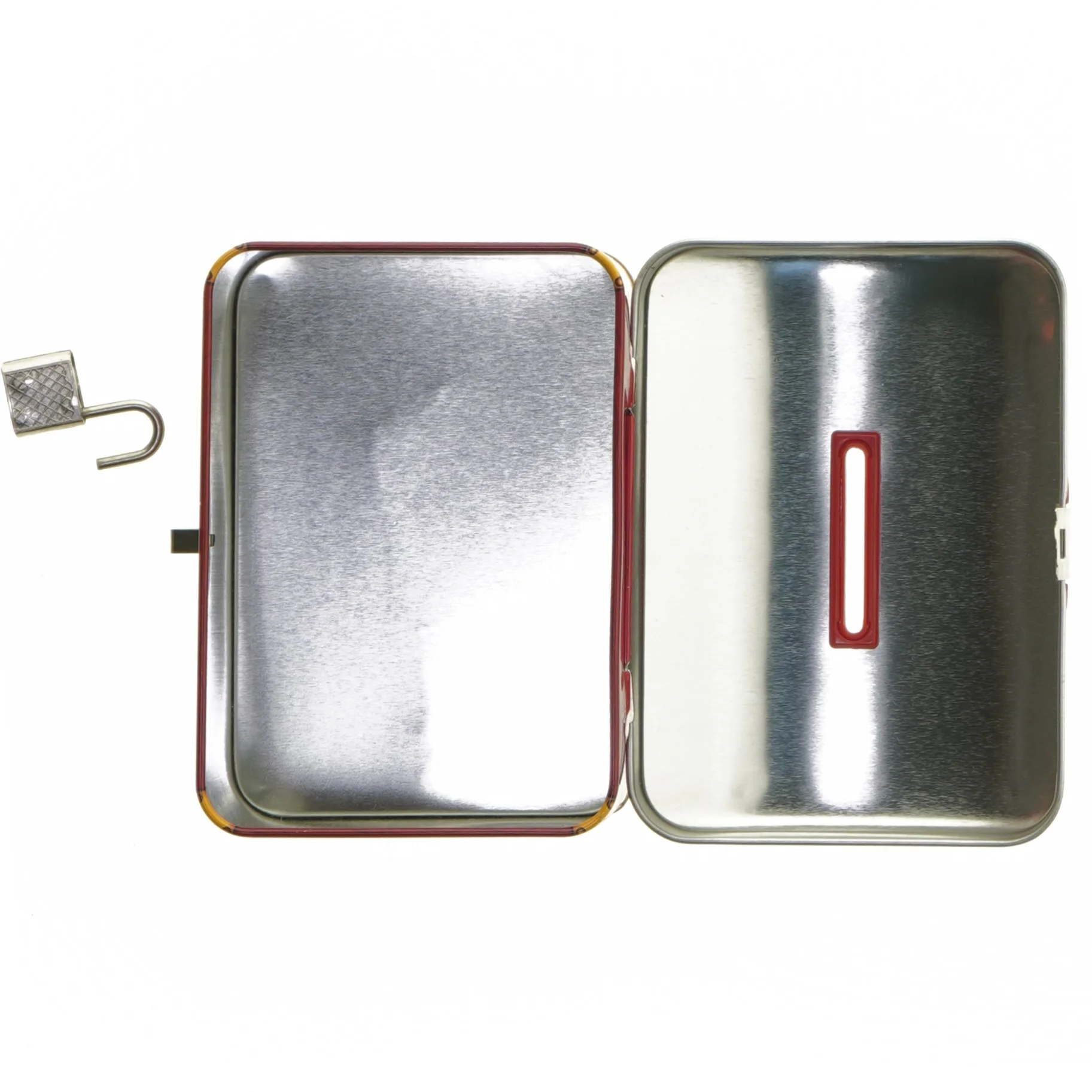 Børne sparebøsse med lås fra Skofus (str. 7x12,5x9 cm)