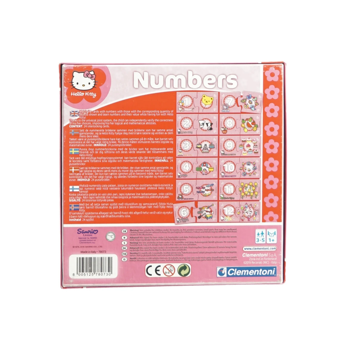 Mini puslespil med Hello Kitty