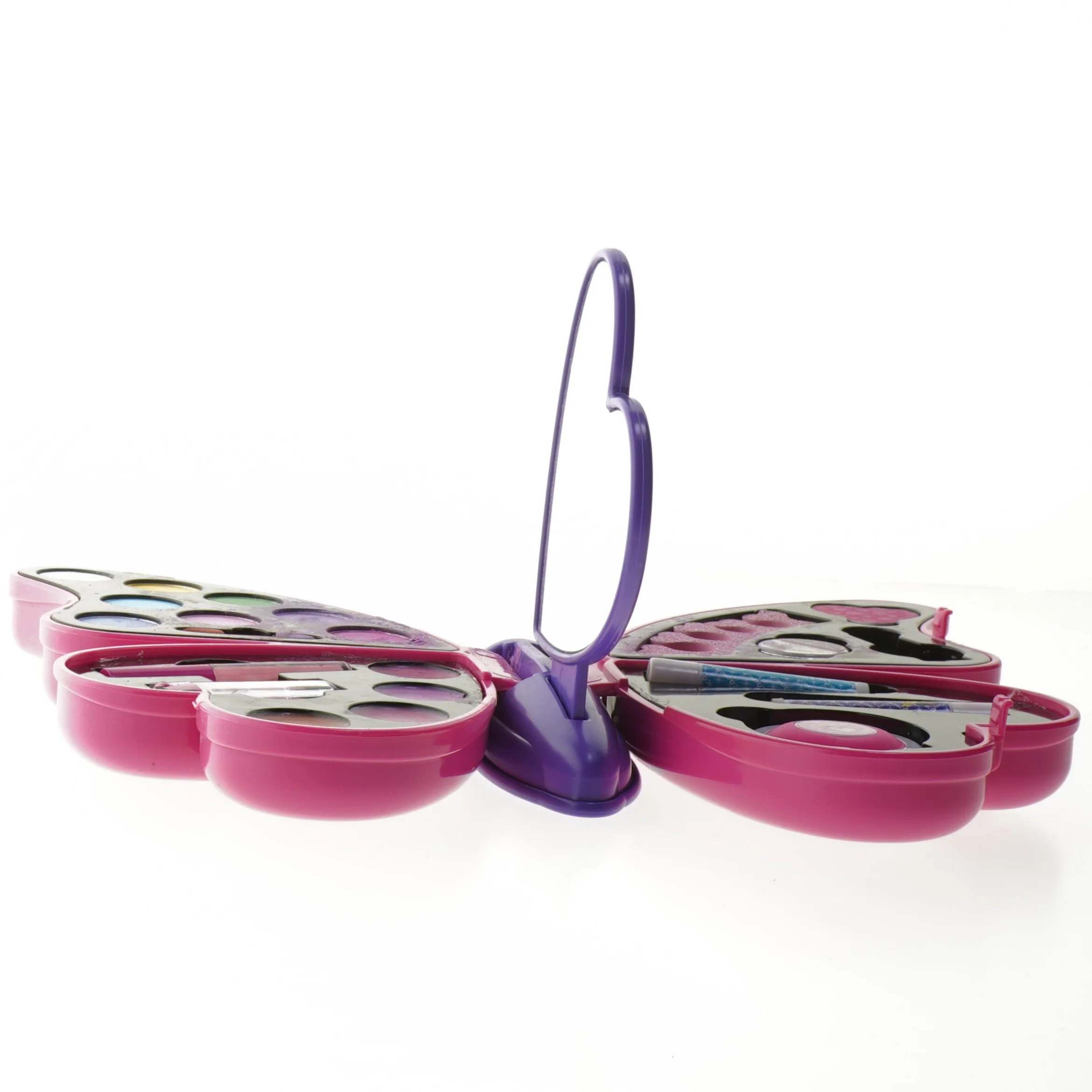 Sommerfugl kompakt makeup sæt (str. 30 cm)