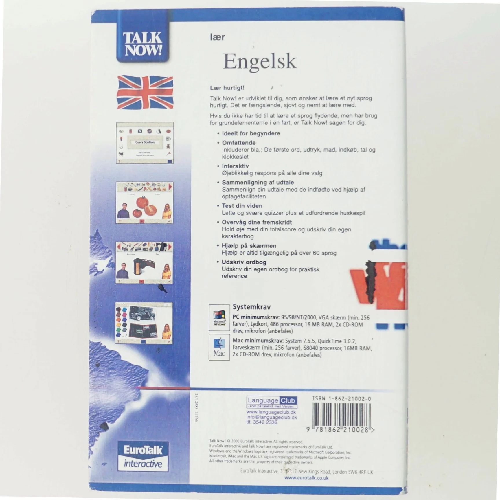 Lær engelsk : vigtige ord og udtryk for nybegyndere (Bog)