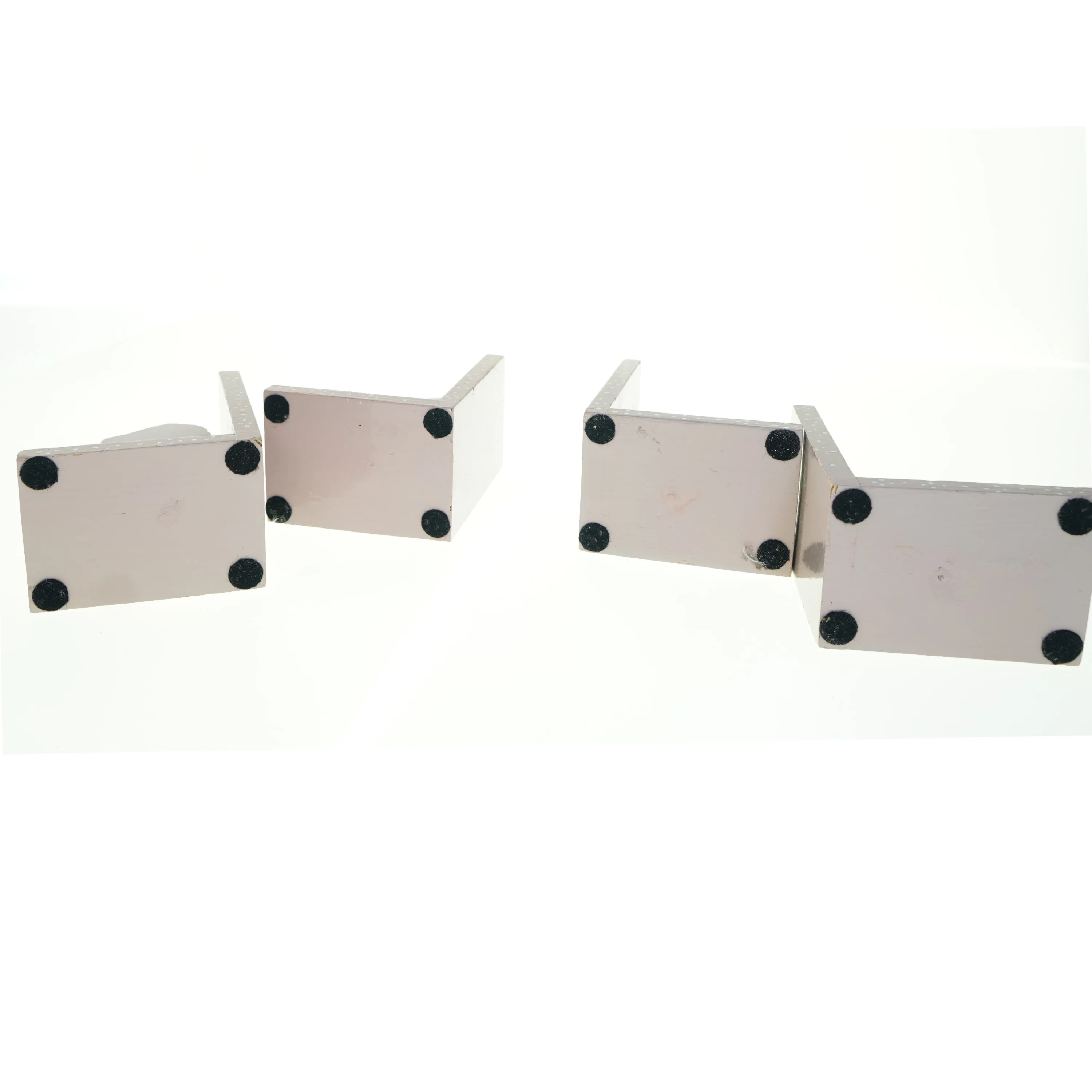 Træbogstøtter med bjørnemotiver (str. 15,5 x 13 cm)