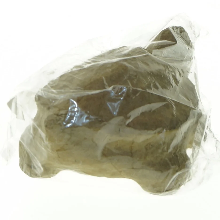 Ubemalet skildpaddefigur fra Creotime (str. 13 x 4,5 cm)