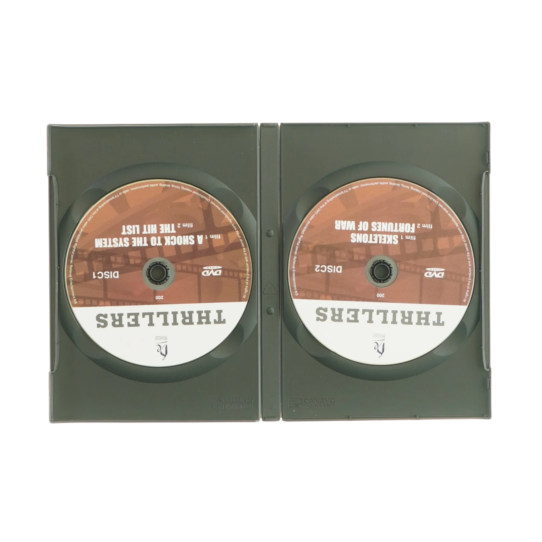 Thrillers film box (dvd) 