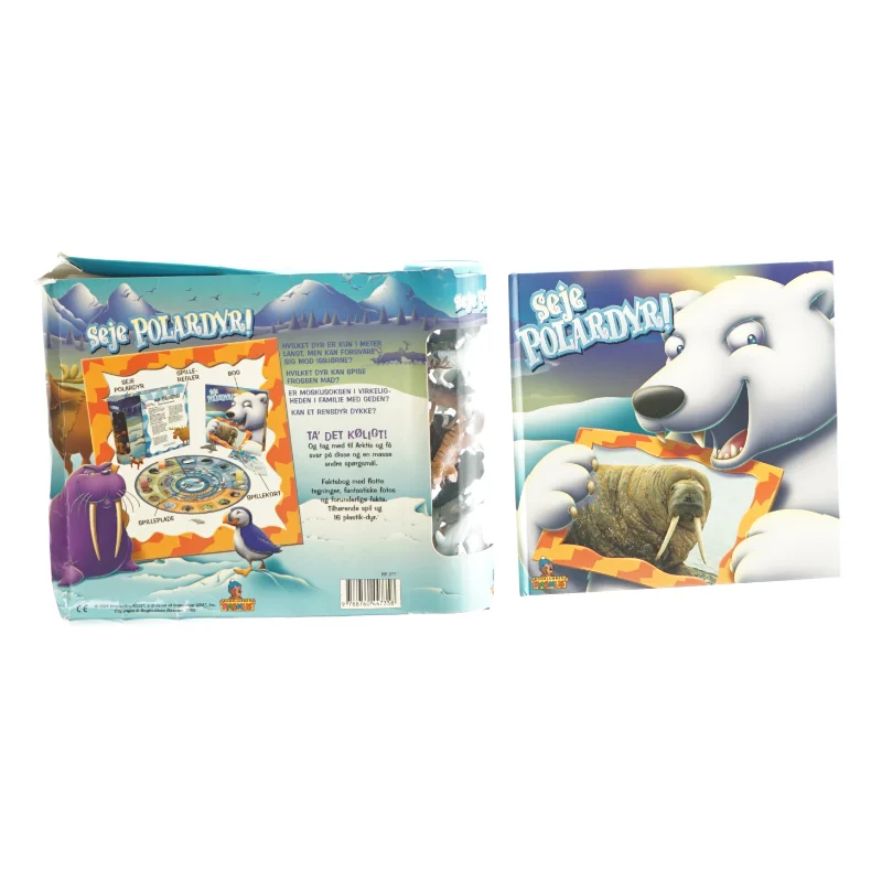 Seje polar dyr - spil og bog 