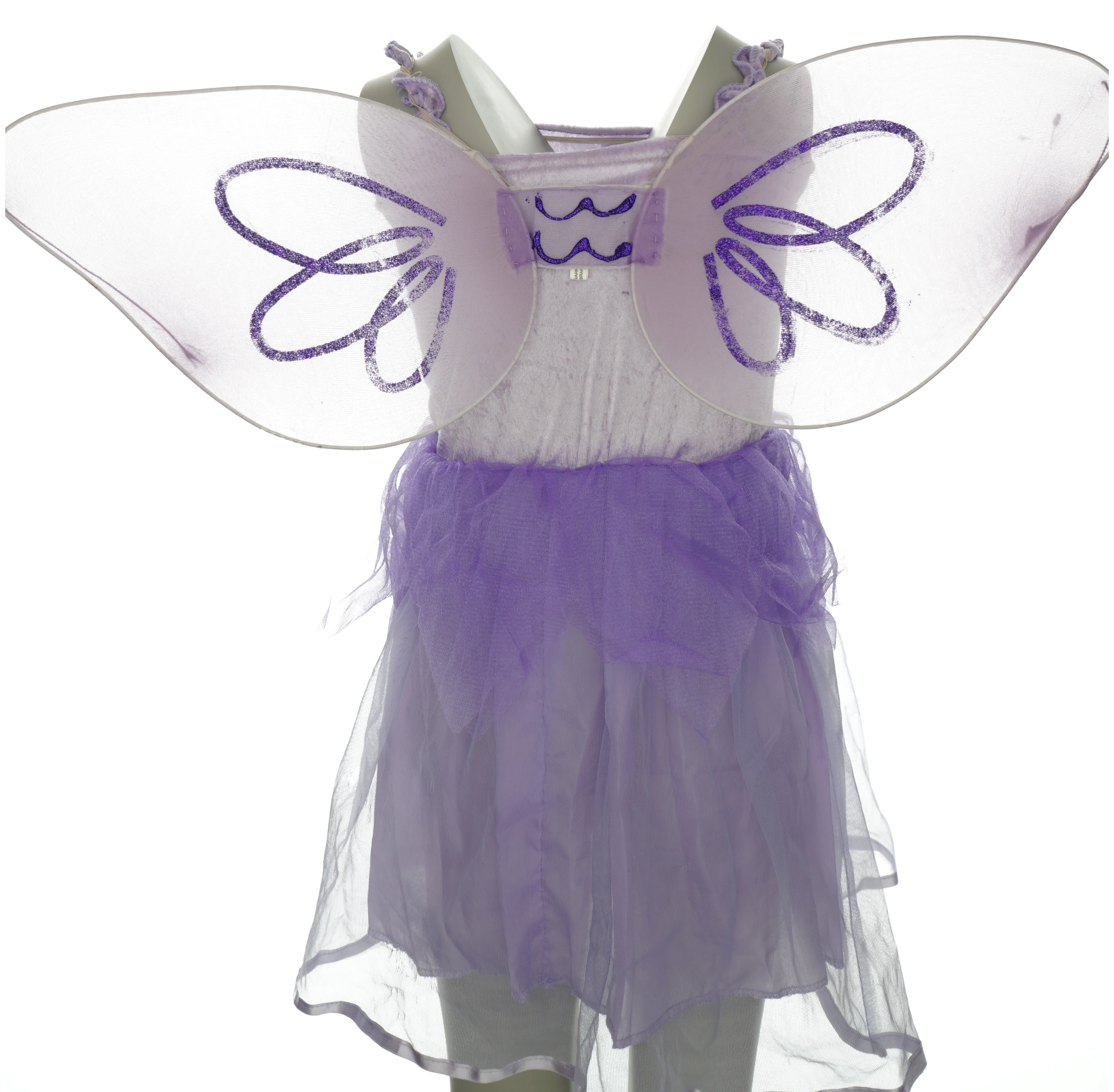 Prinsesse kjole med vinger (str. 3 år)