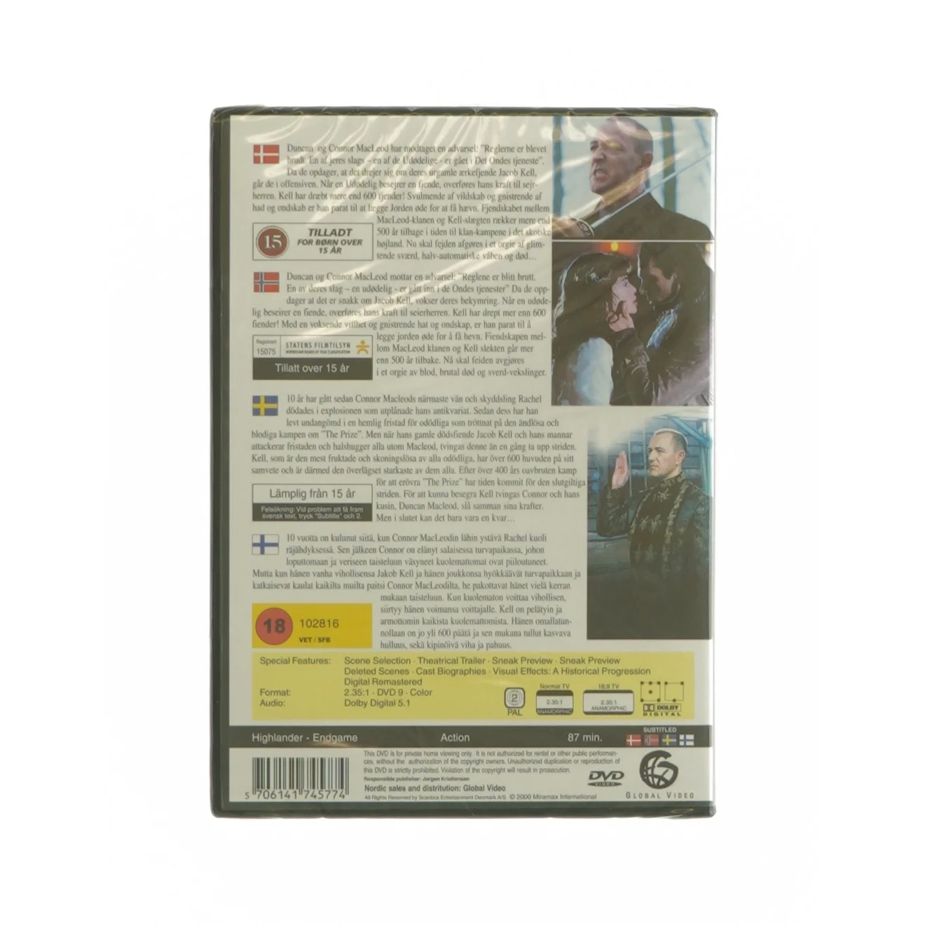 Highlander endgame (dvd)