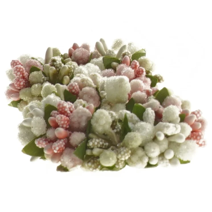 Kunstige blomster lys kranse (str. Ø 6 cm)