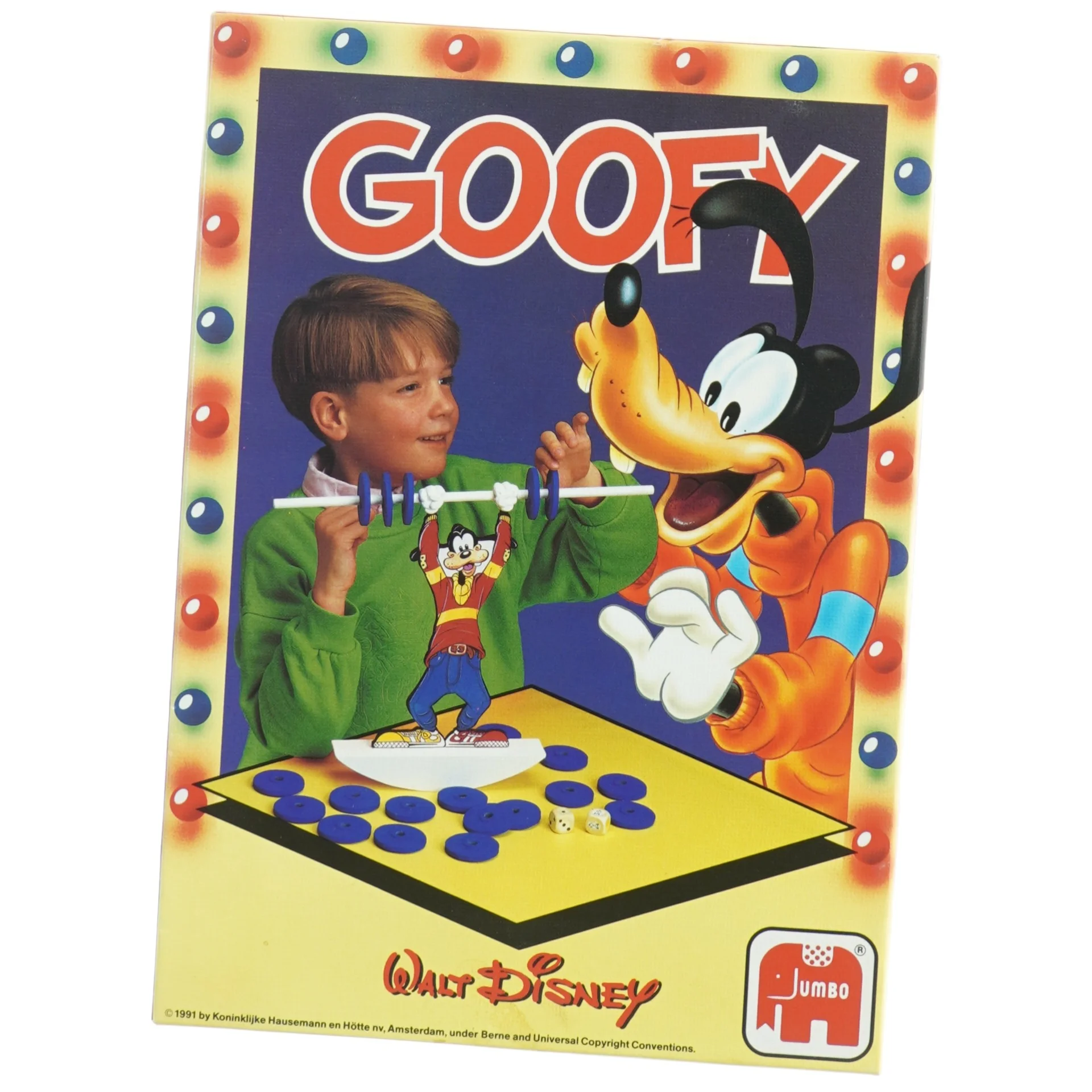 Disney Goofy brætspil fra Jumbo (str. 27 x 20 cm)