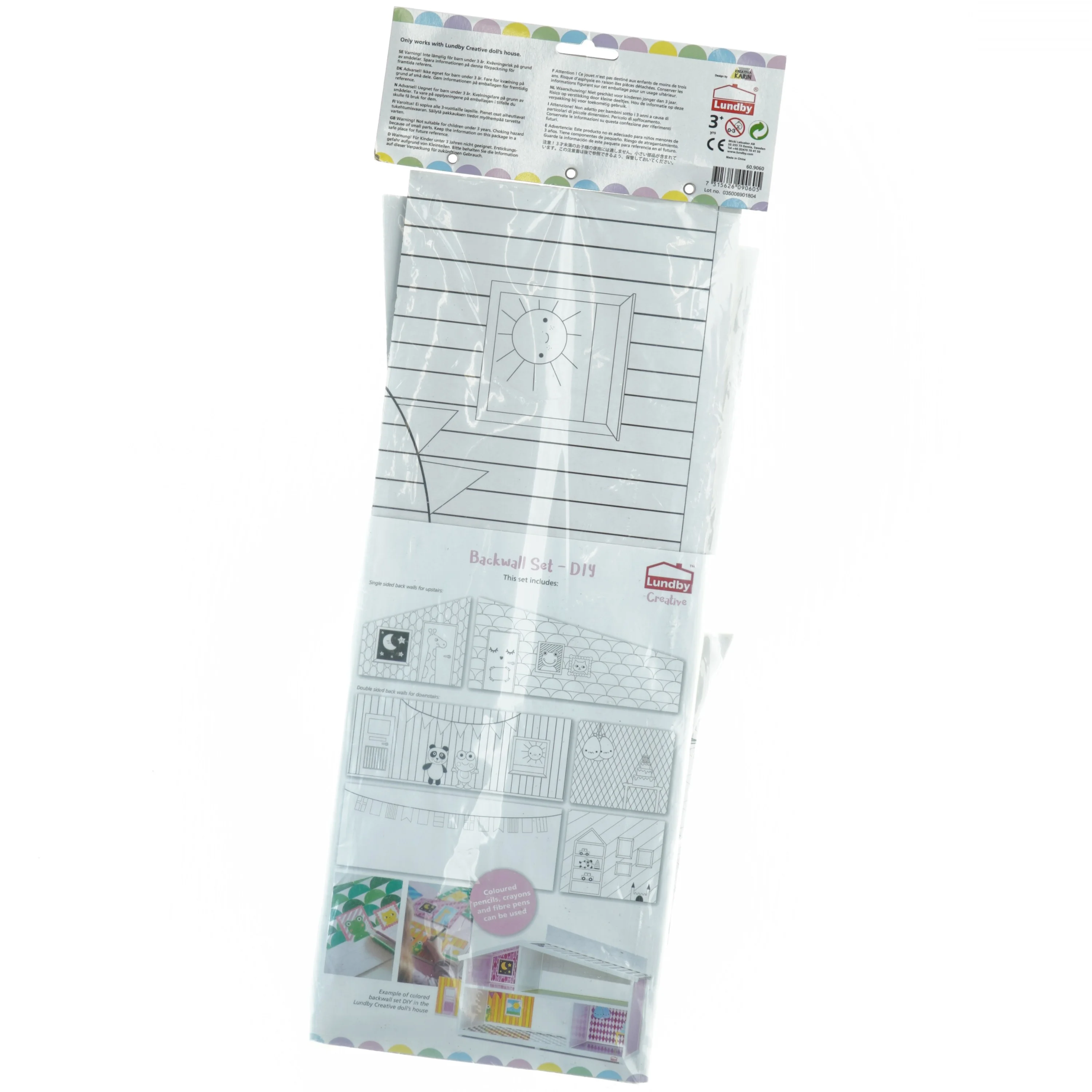 Lundby Creative DIY vægdekorationssæt fra Lundby (str. 52 x 17 cm)