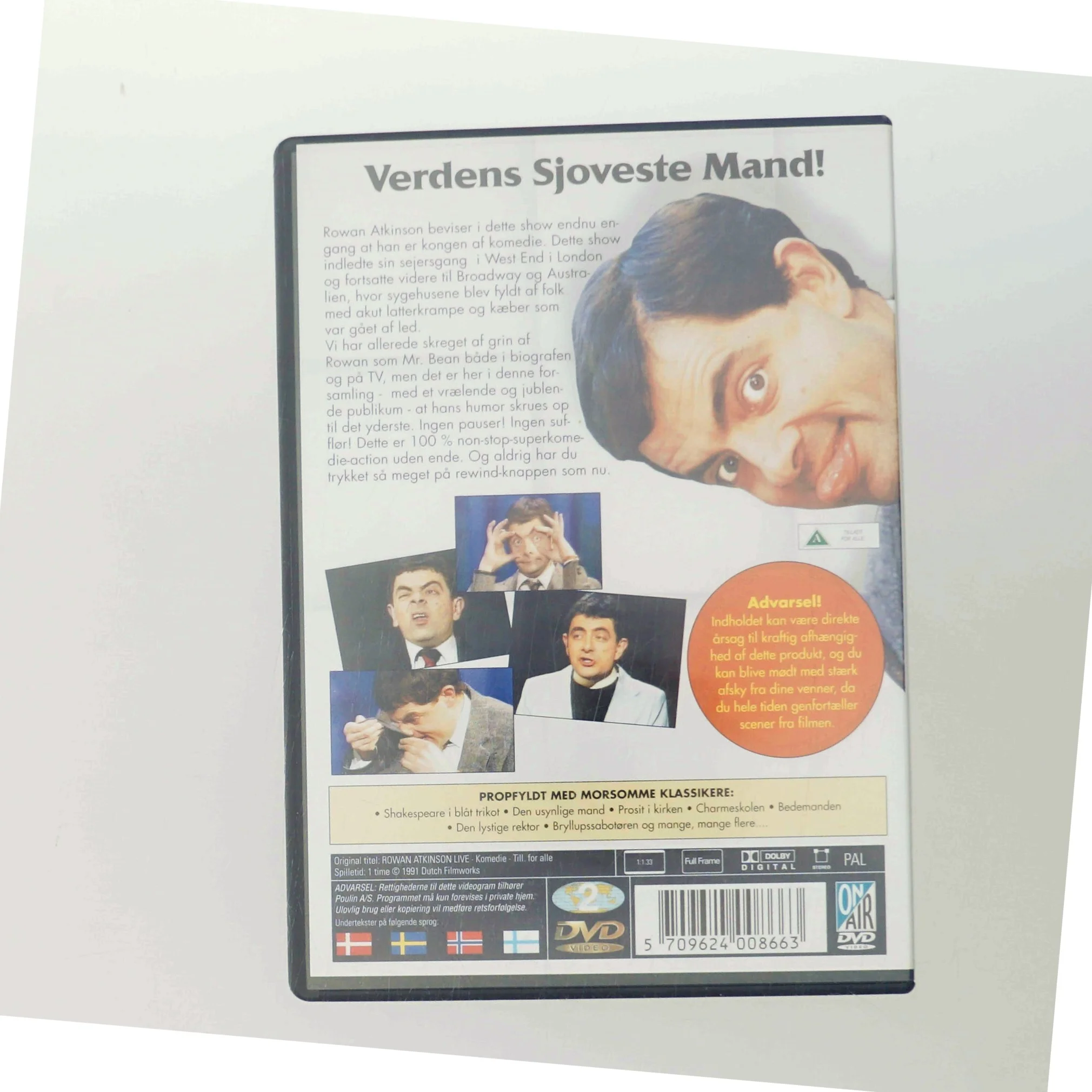 Rowan Atkinson Live med Rowan Atkinson (DVD)