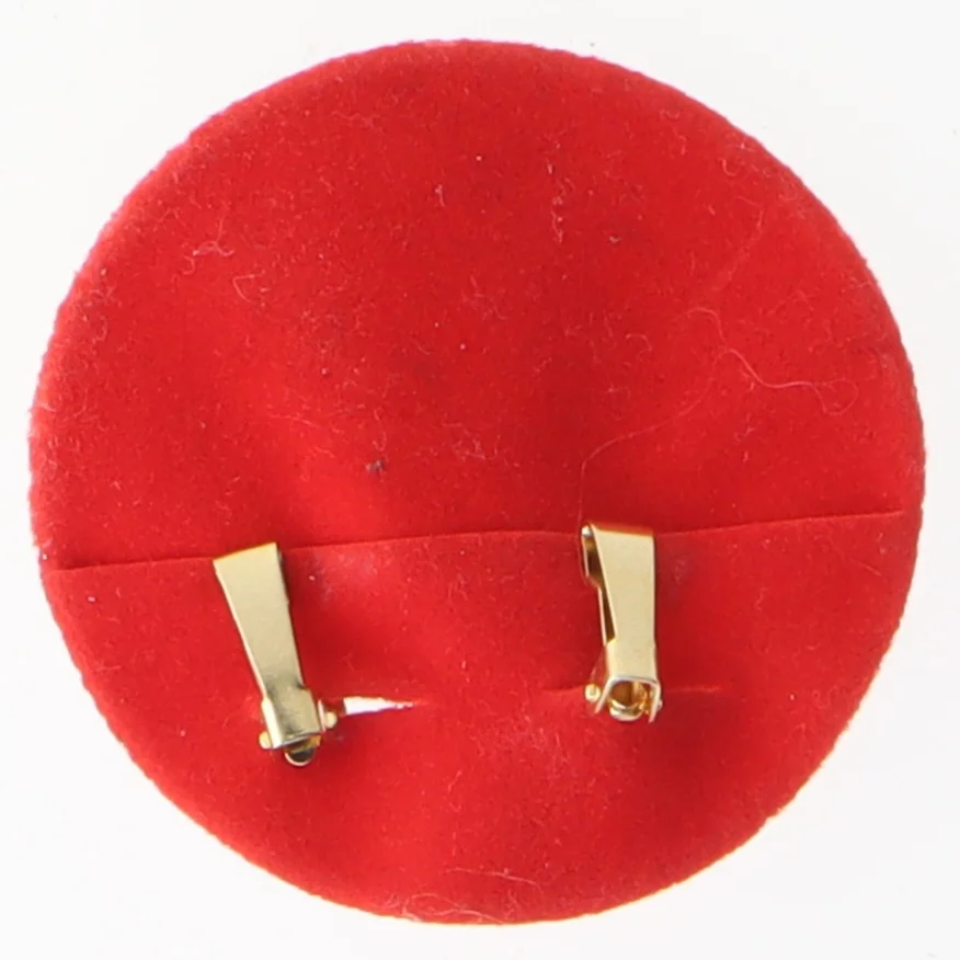 Øreringe i guld (str. 1 cm)